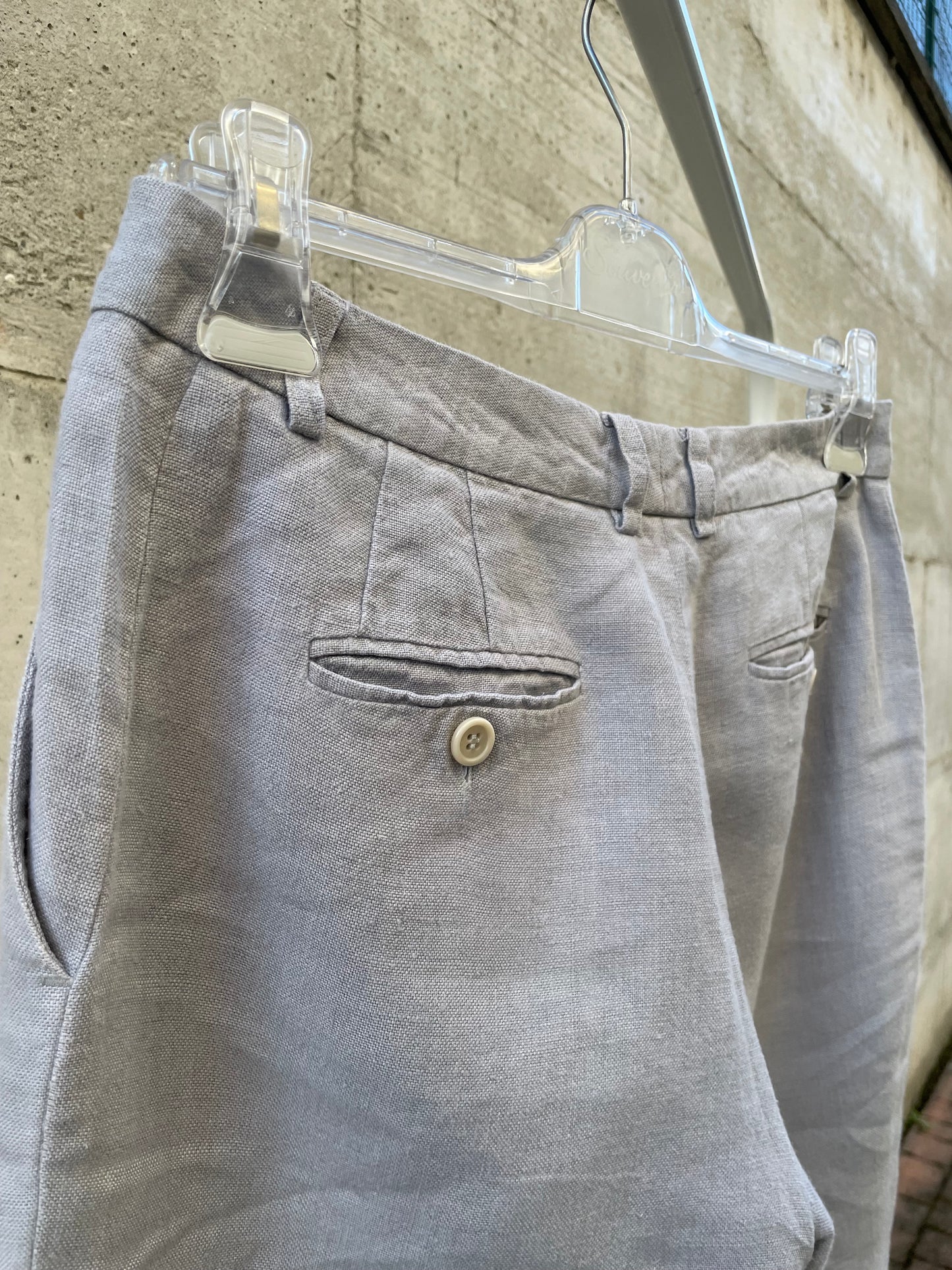 Pantalone Aspesi ghiaccio 100% lino - tg. 42