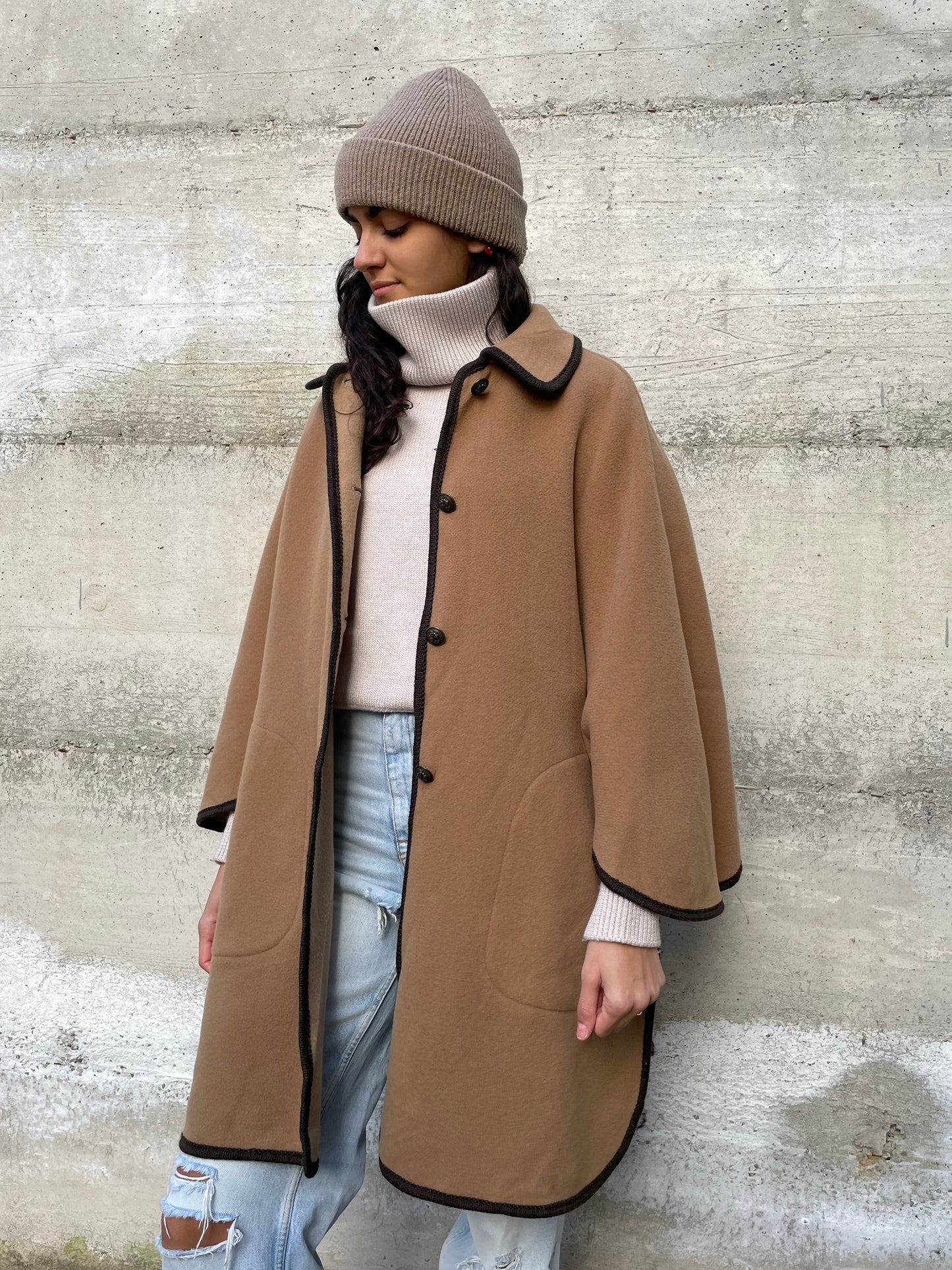 Mantella biscotto Steinbock 100% lana vergine