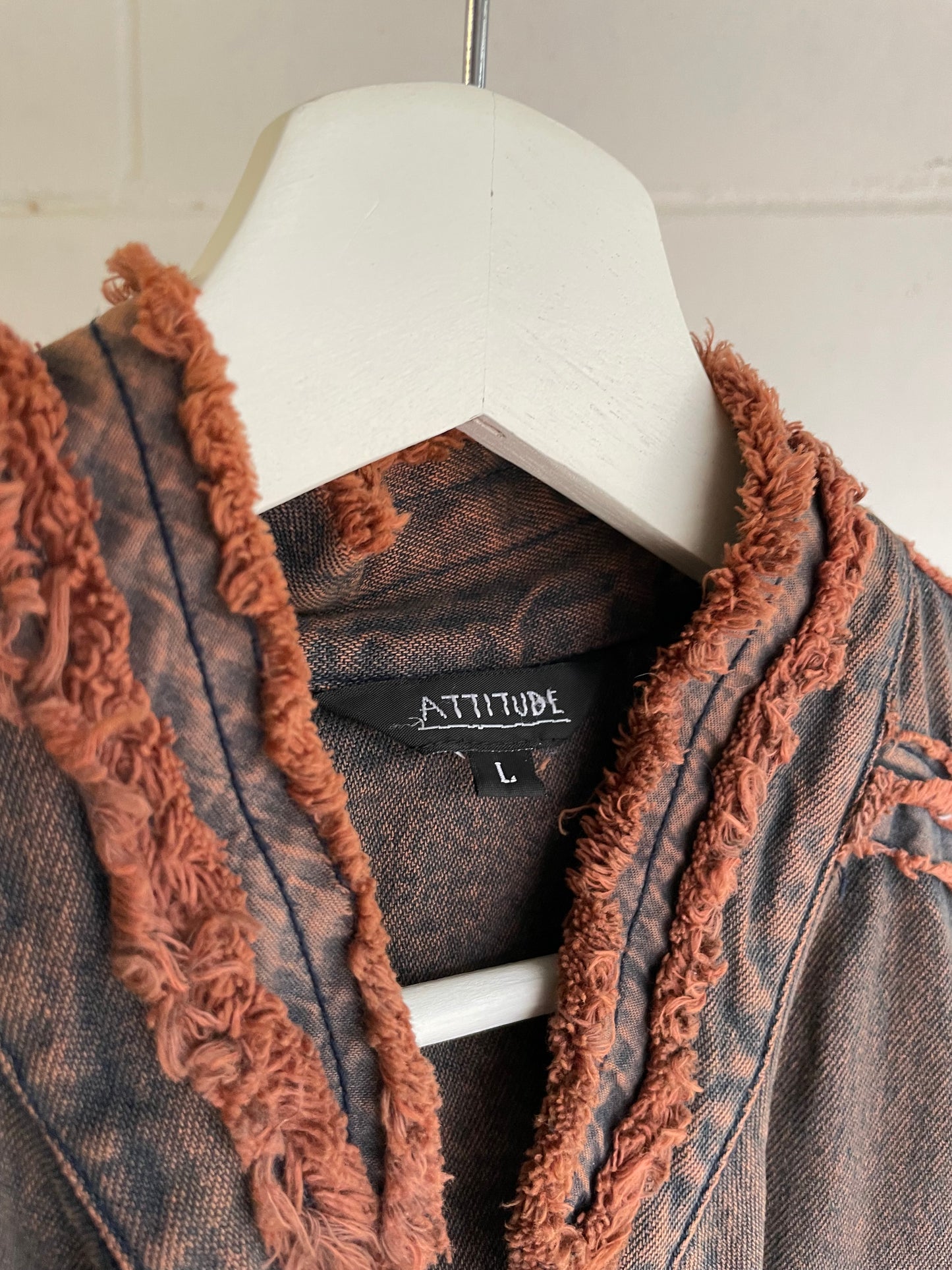 Giacchino vintage denim sfumato - taglia M