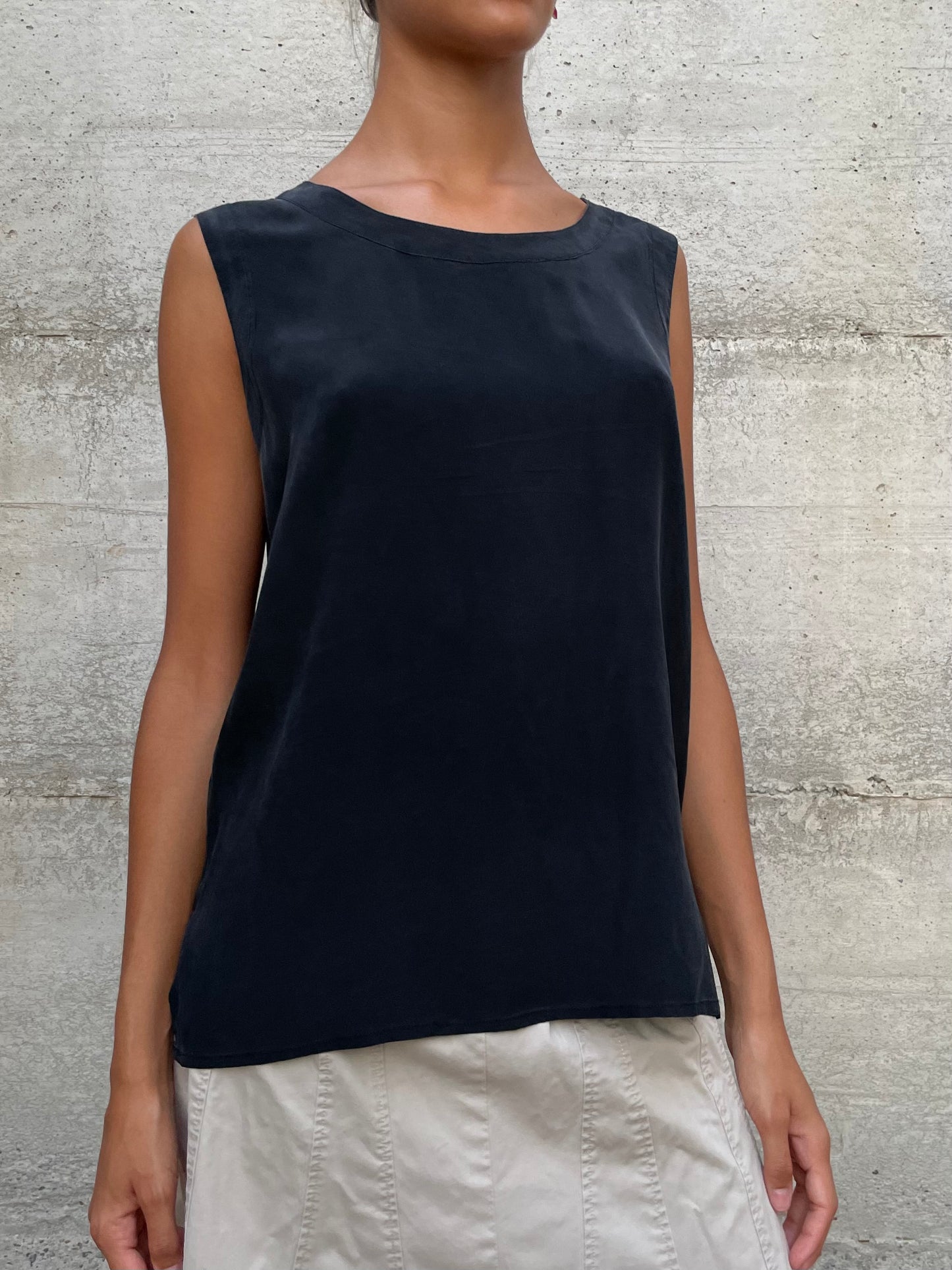 Top sartoriale 100% seta Paola Neri - taglia M