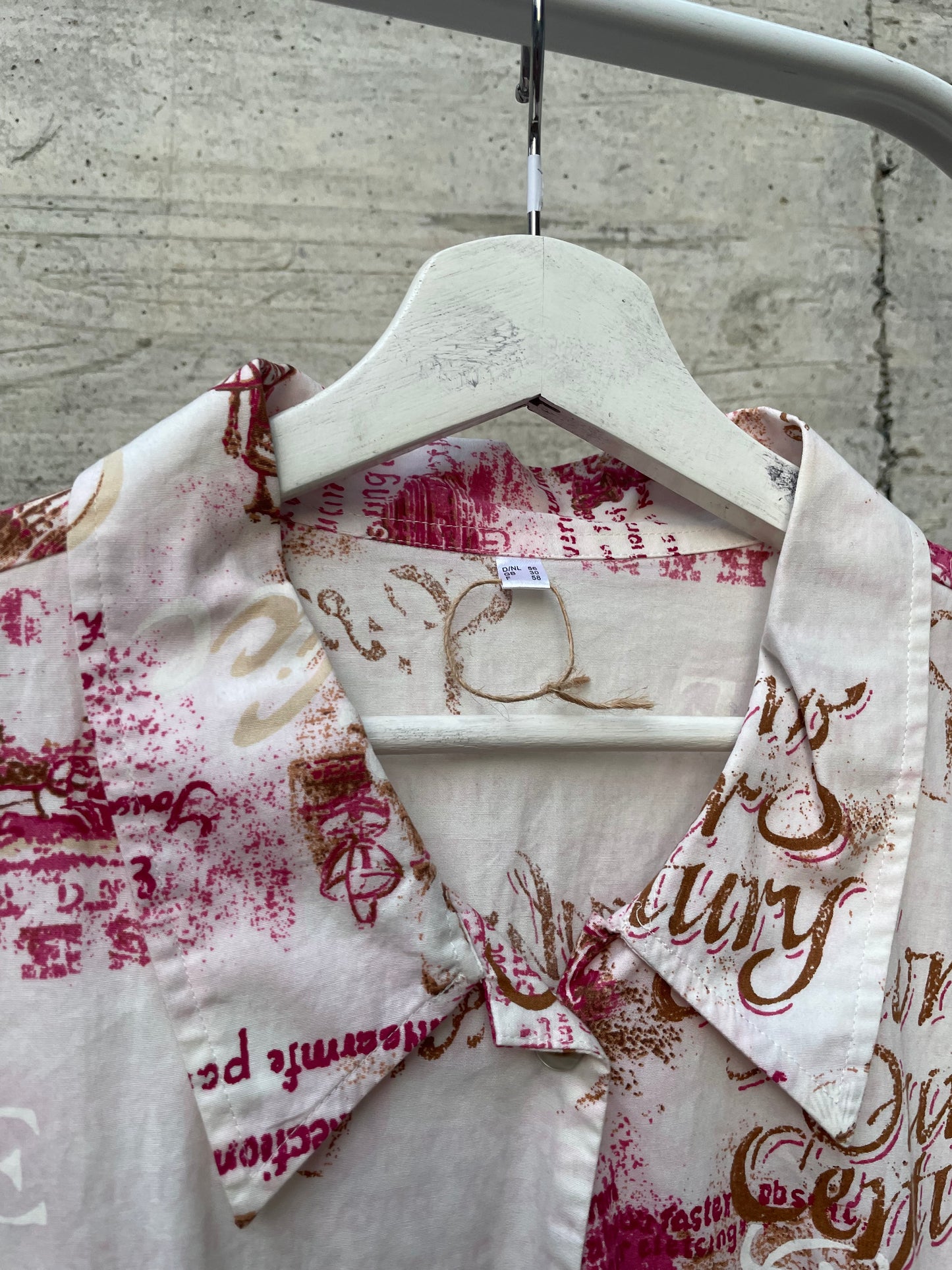 Maxi camicia kimono fantasia 100% cotone, taglia unica