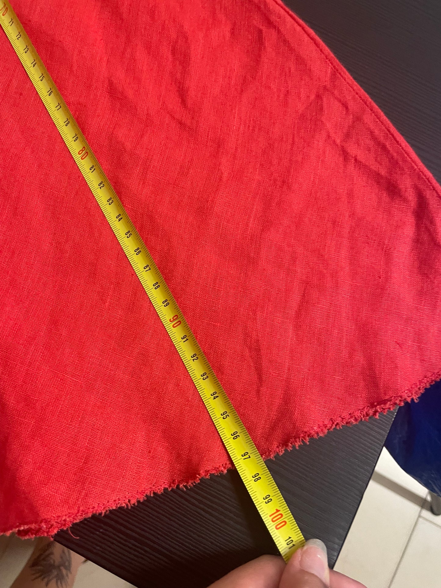 Abitino vintage svasato 100% lino - taglia S/M