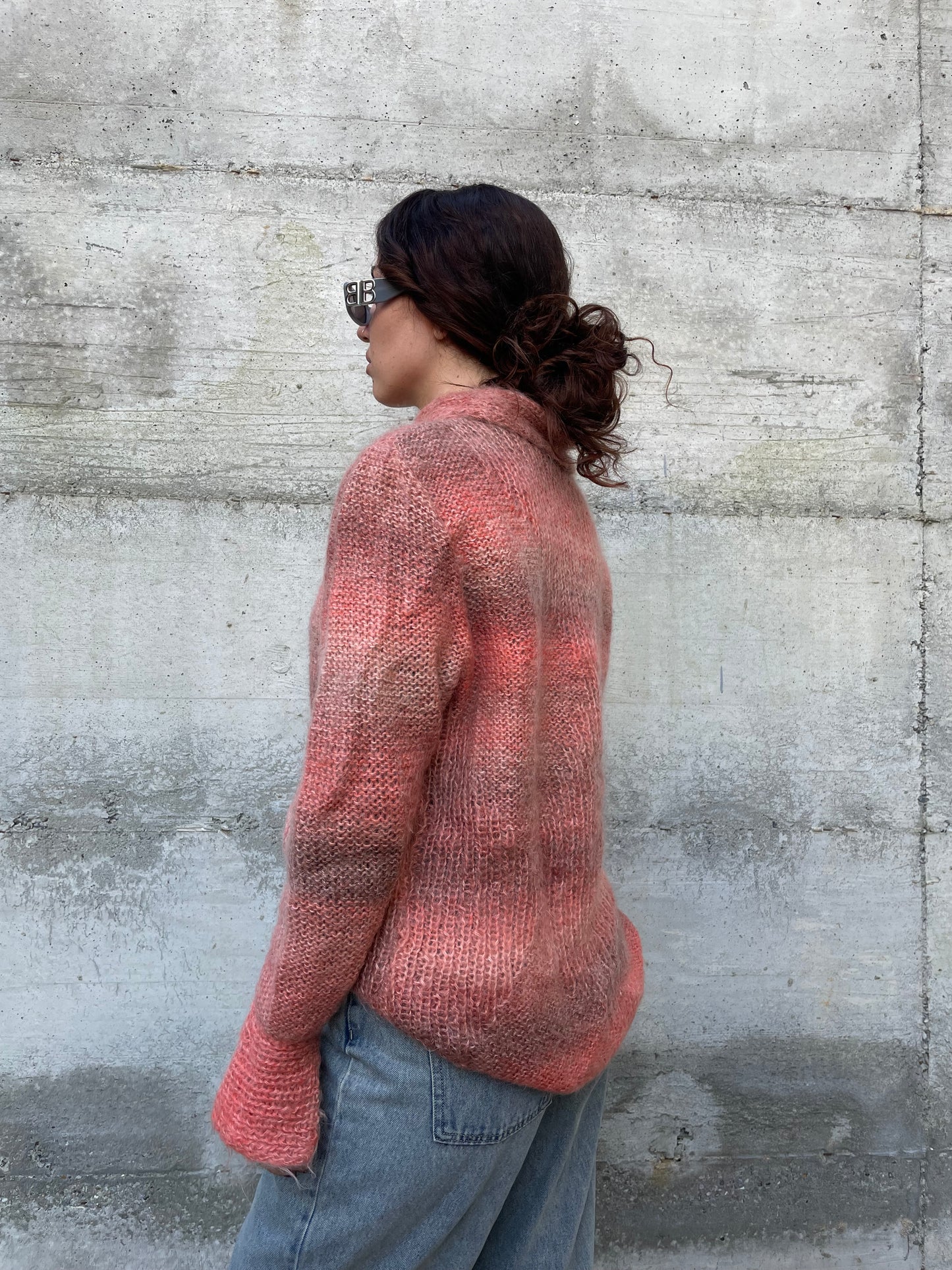 Maglione crochet handmade in lana