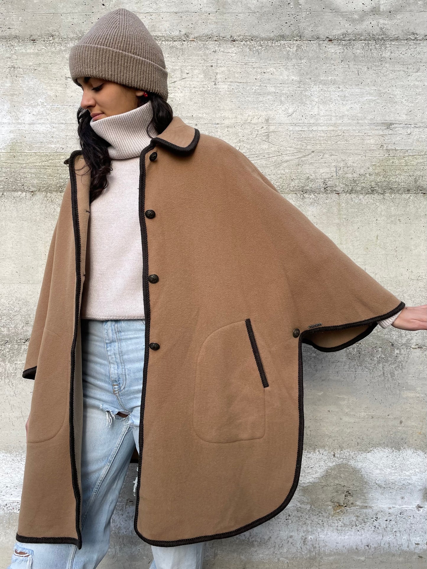 Mantella biscotto Steinbock 100% lana vergine