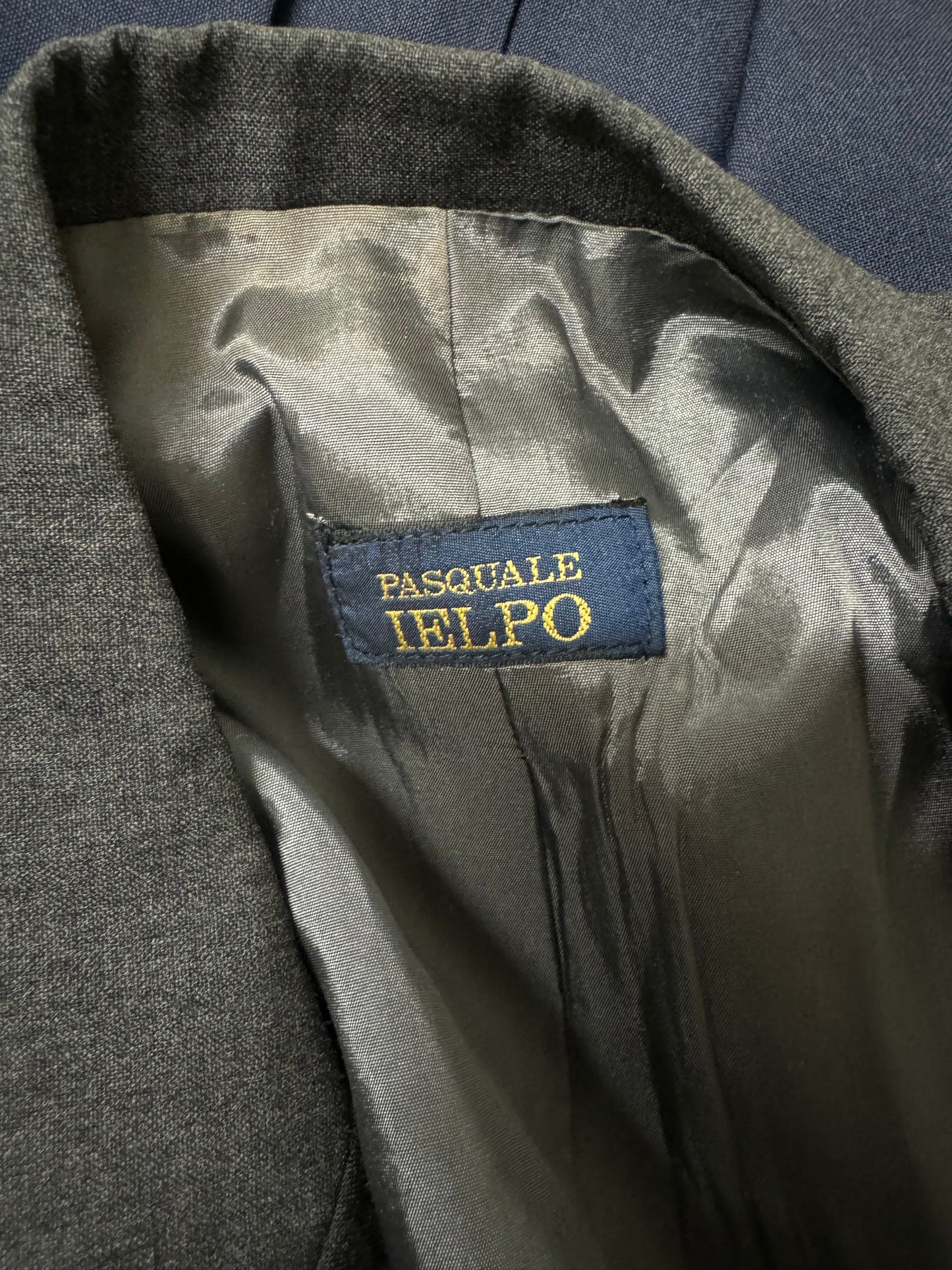 Blazer donna monopetto grigio in pura lana vergine