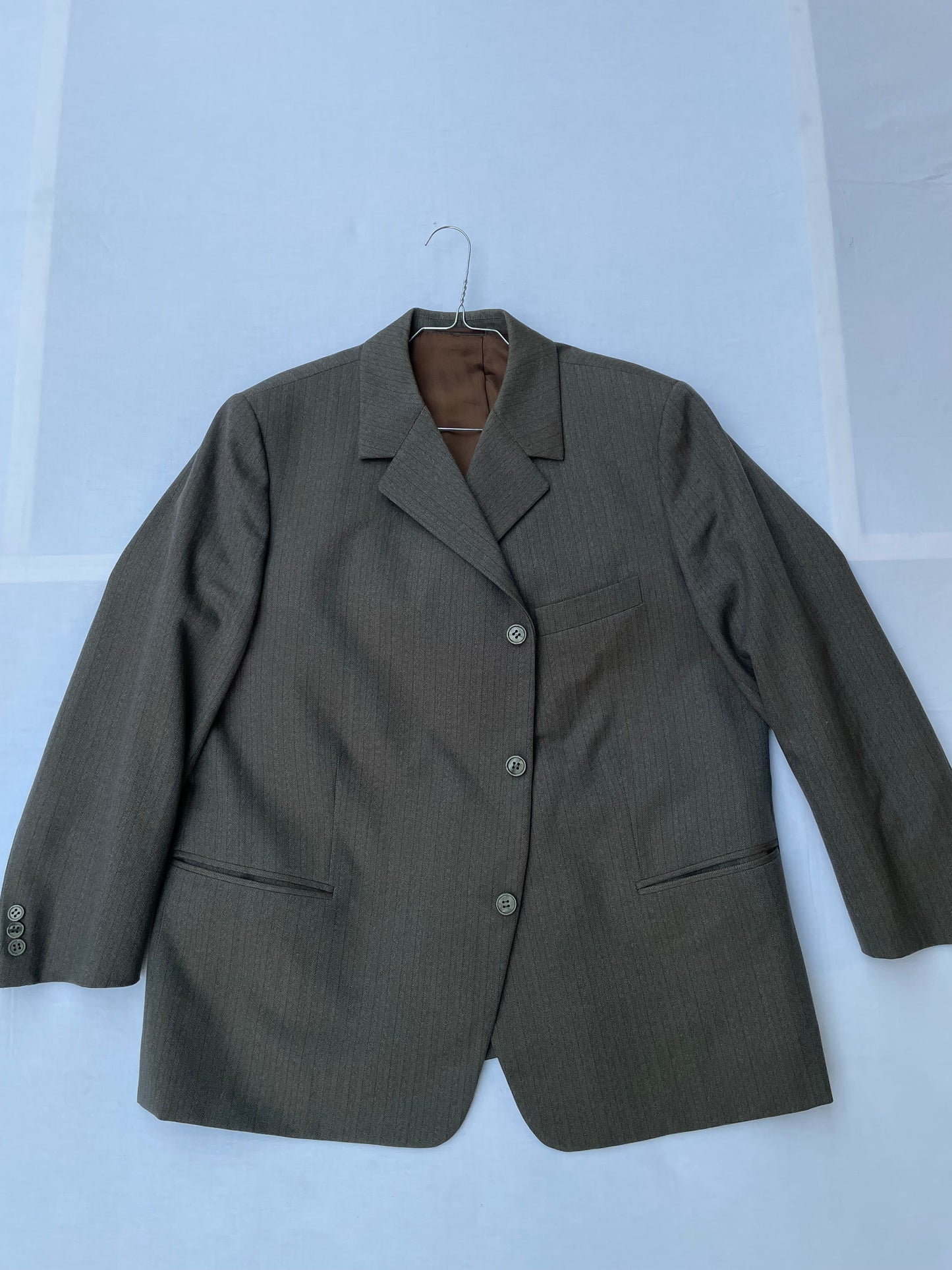 Blazer sartoriale monopetto pura lana vergine - taglia 48it uomo