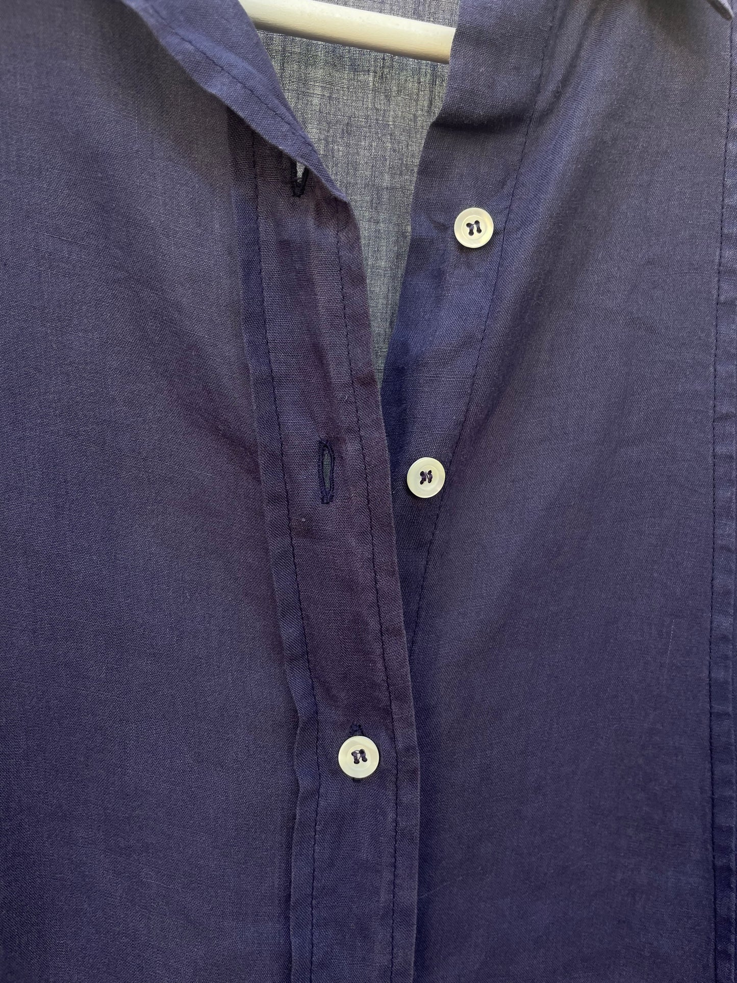 Camicia blu notte 100% bamboo - taglia M