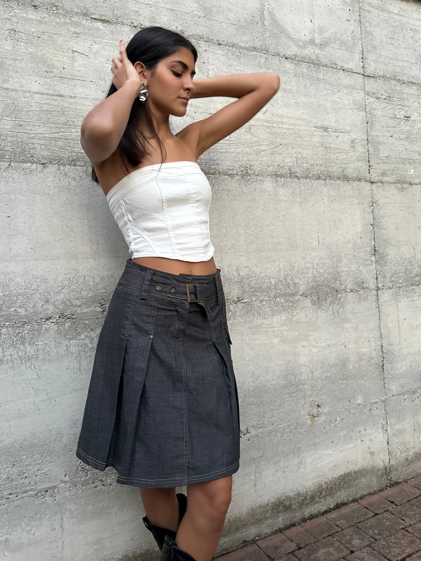 Gonna Y2K in denim, taglia M