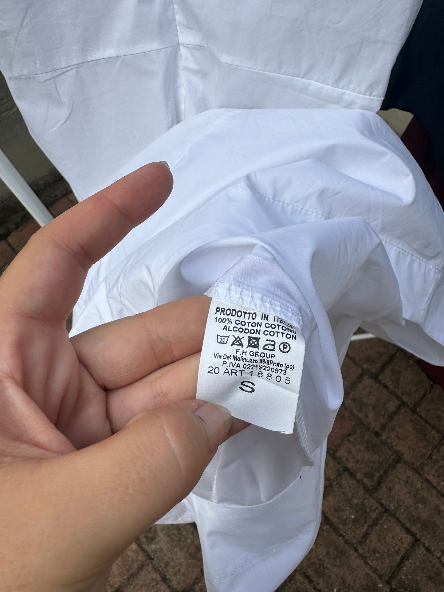 Abito midi 100% cotone, taglia S