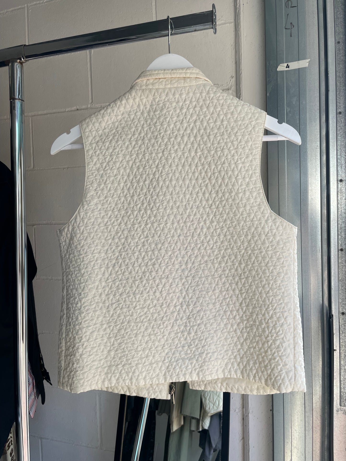 Smanicato trapuntato Eskey bianco - S