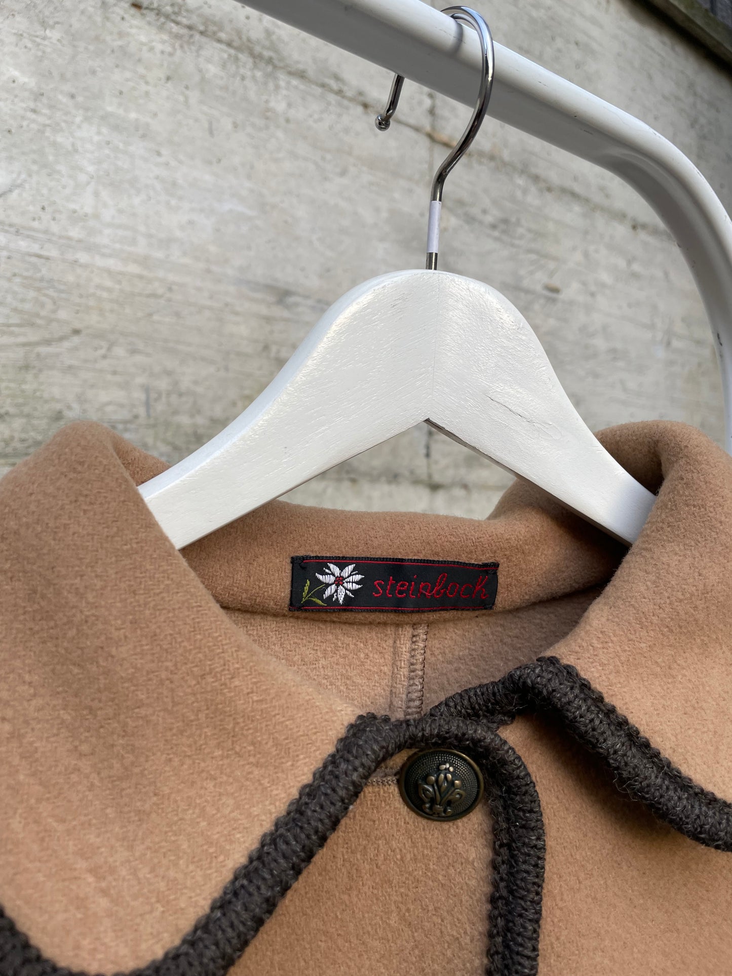 Mantella biscotto Steinbock 100% lana vergine