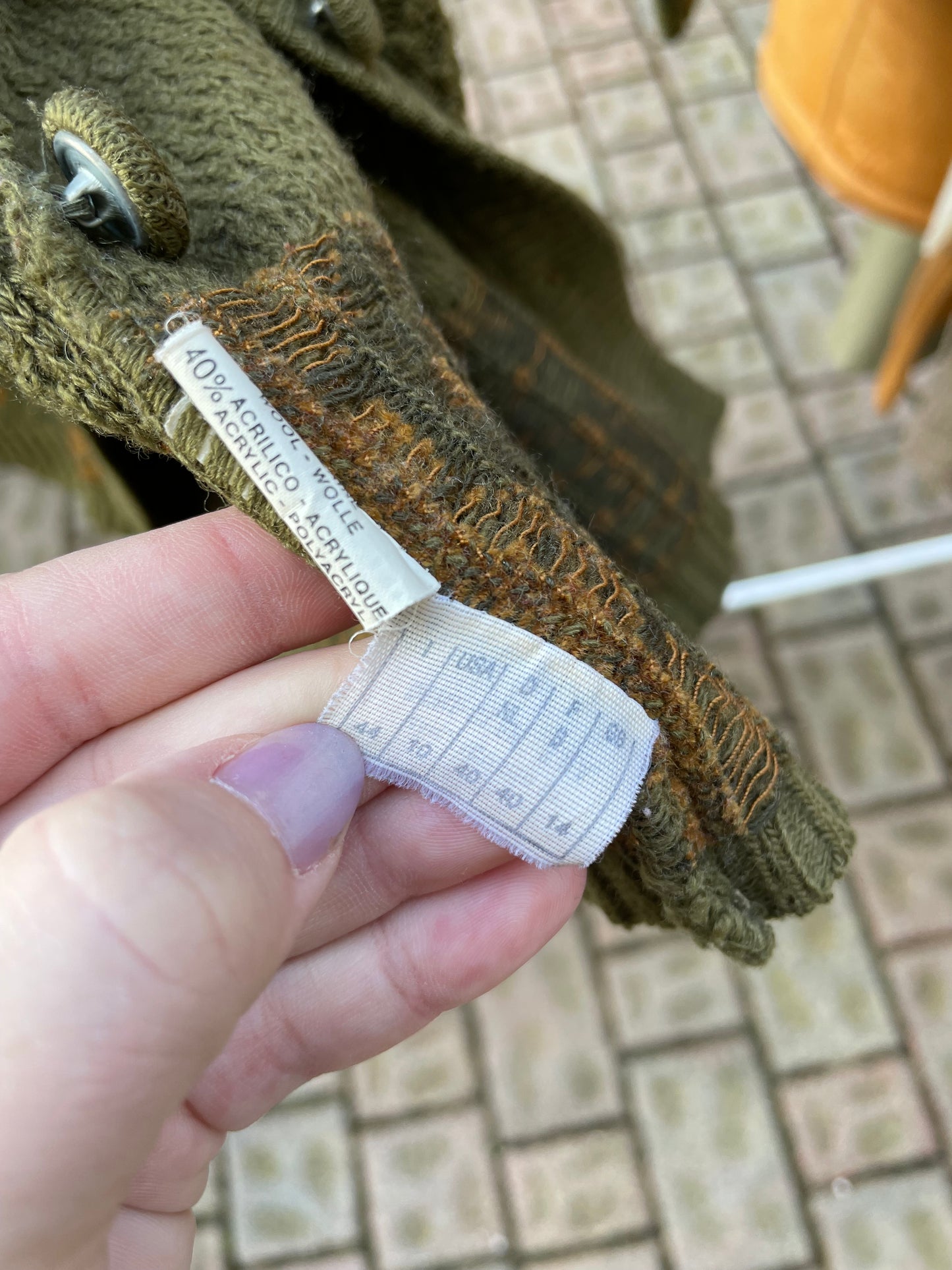 Cardigan fantasia oversize in misto lana