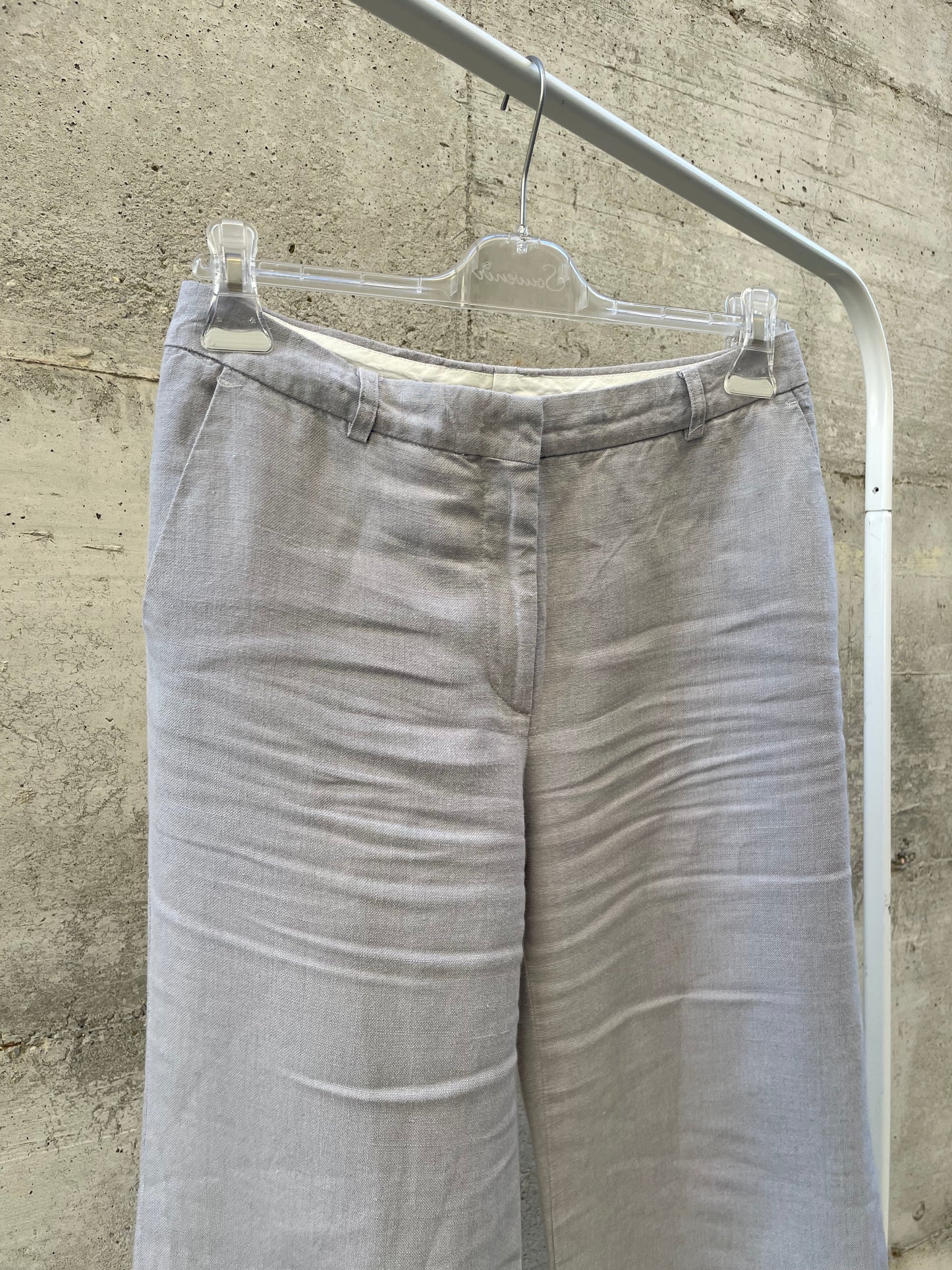 Pantalone Aspesi ghiaccio 100% lino - tg. 42