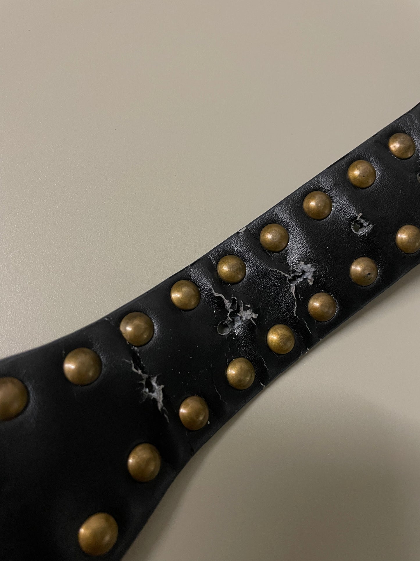 Cintura cowboy mood Y2K in similpelle nera