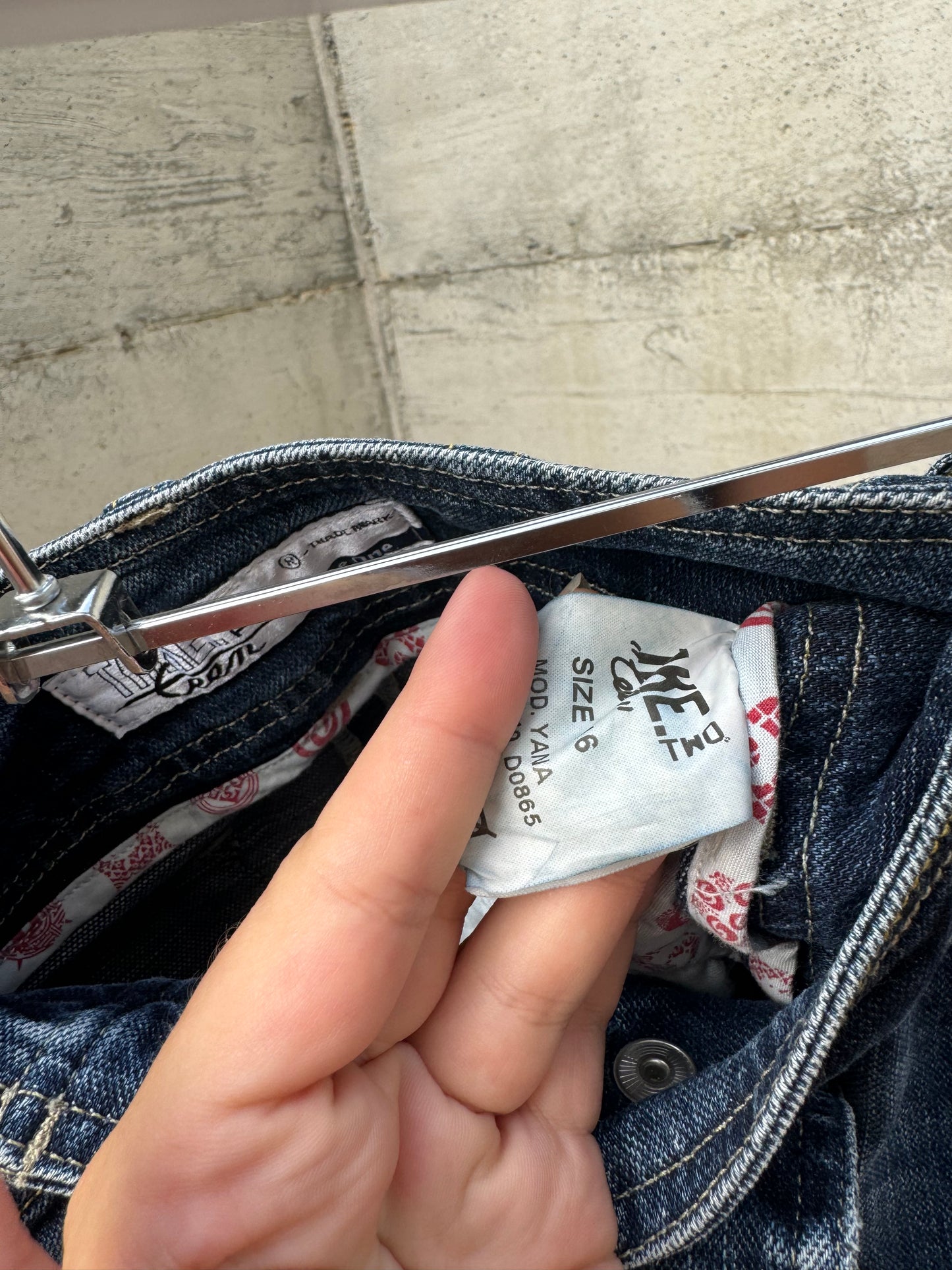 Mini Y2K in denim vita media, taglia S