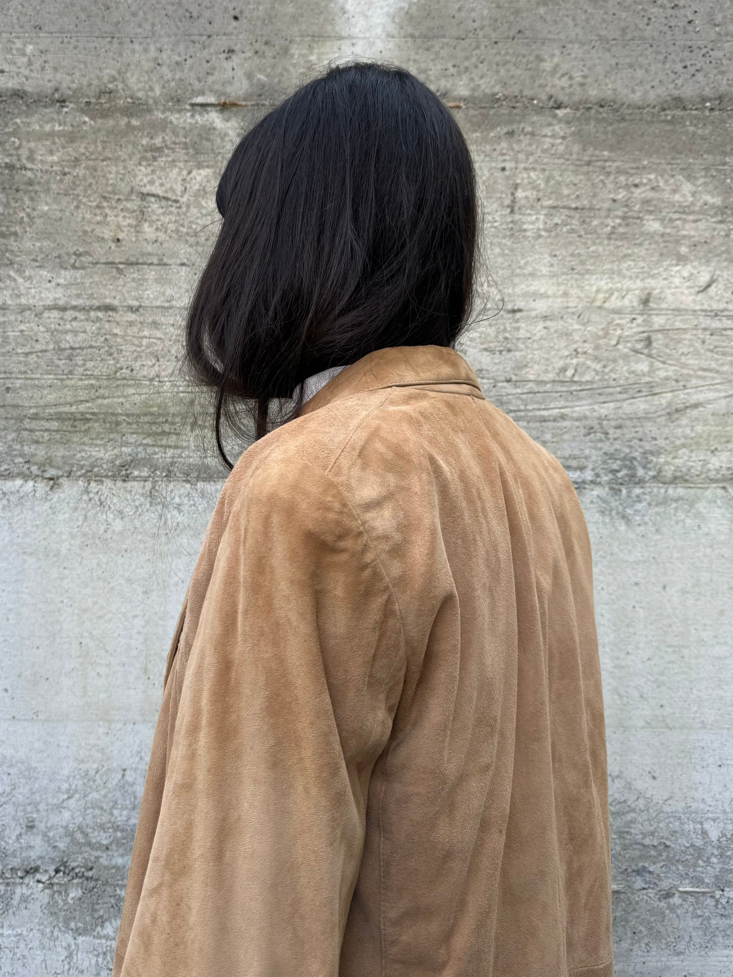 Blazer donna monopetto in renna color biscotto