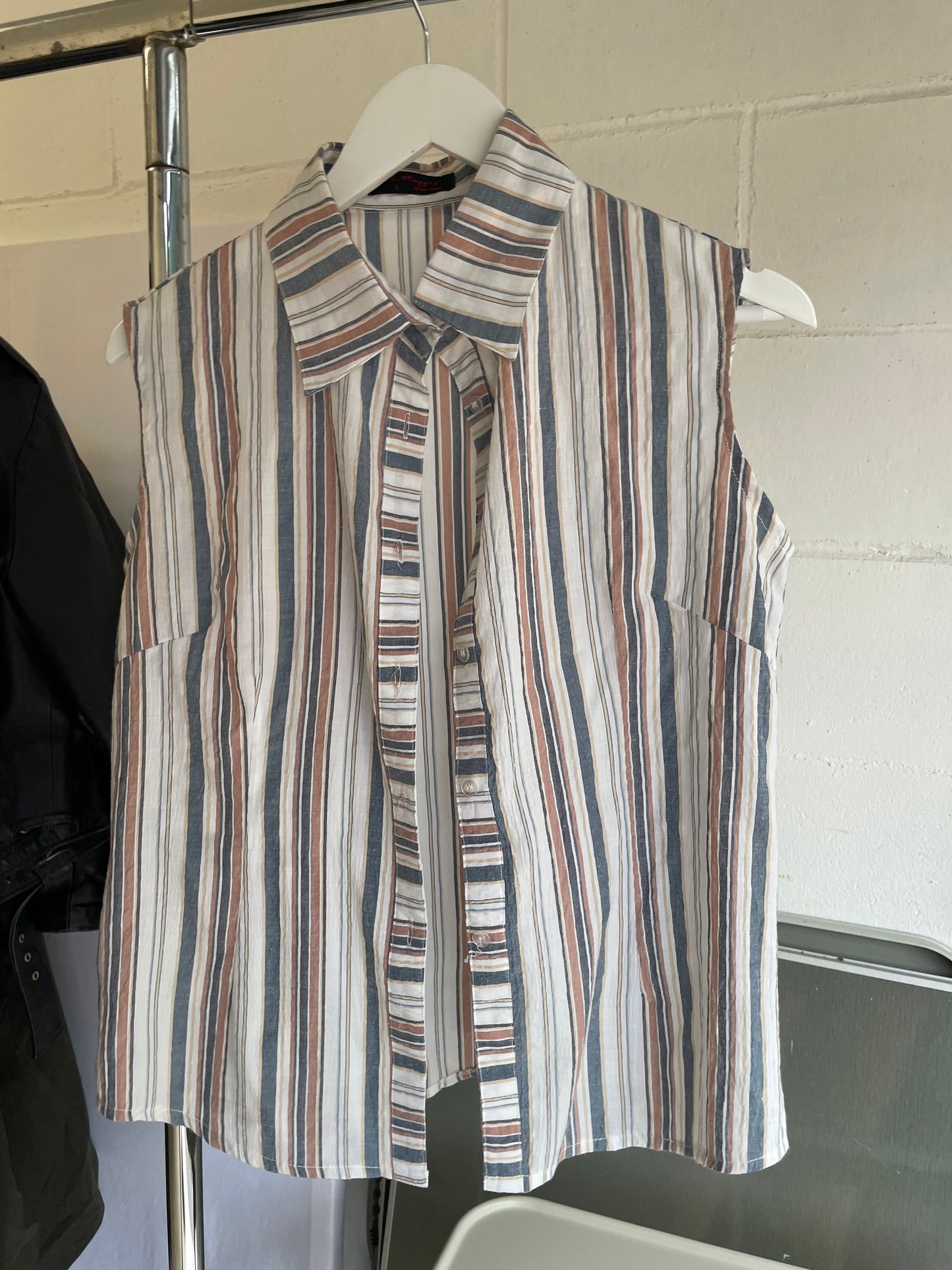 Top polo stripes in cotone - taglia M