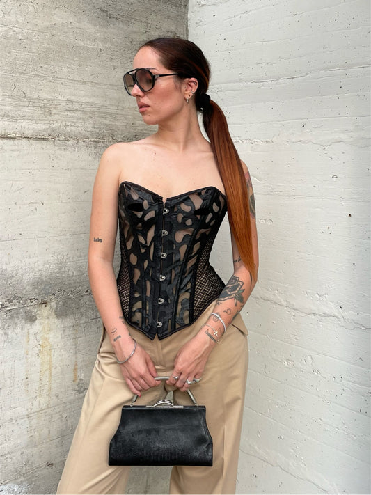 Il corsetto nero della vita - taglia unica, best fit da 38it a 42it