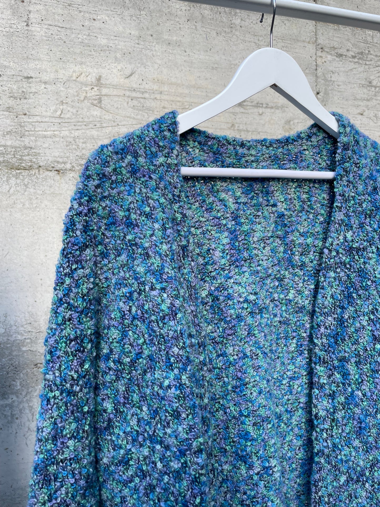 Cardigan aperto sartoriale in lana - taglia unica