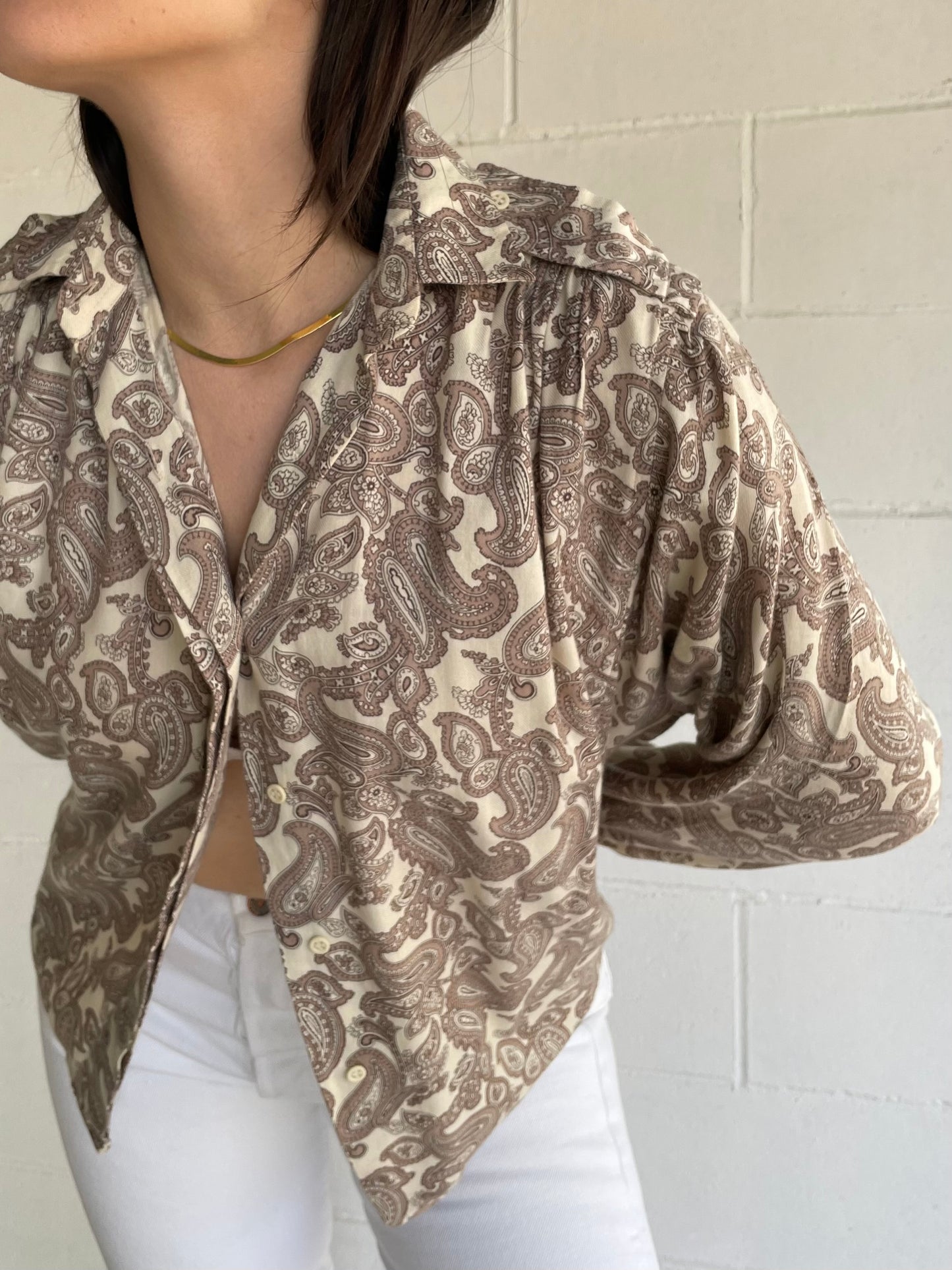 Camicia Paisley 100% cotone