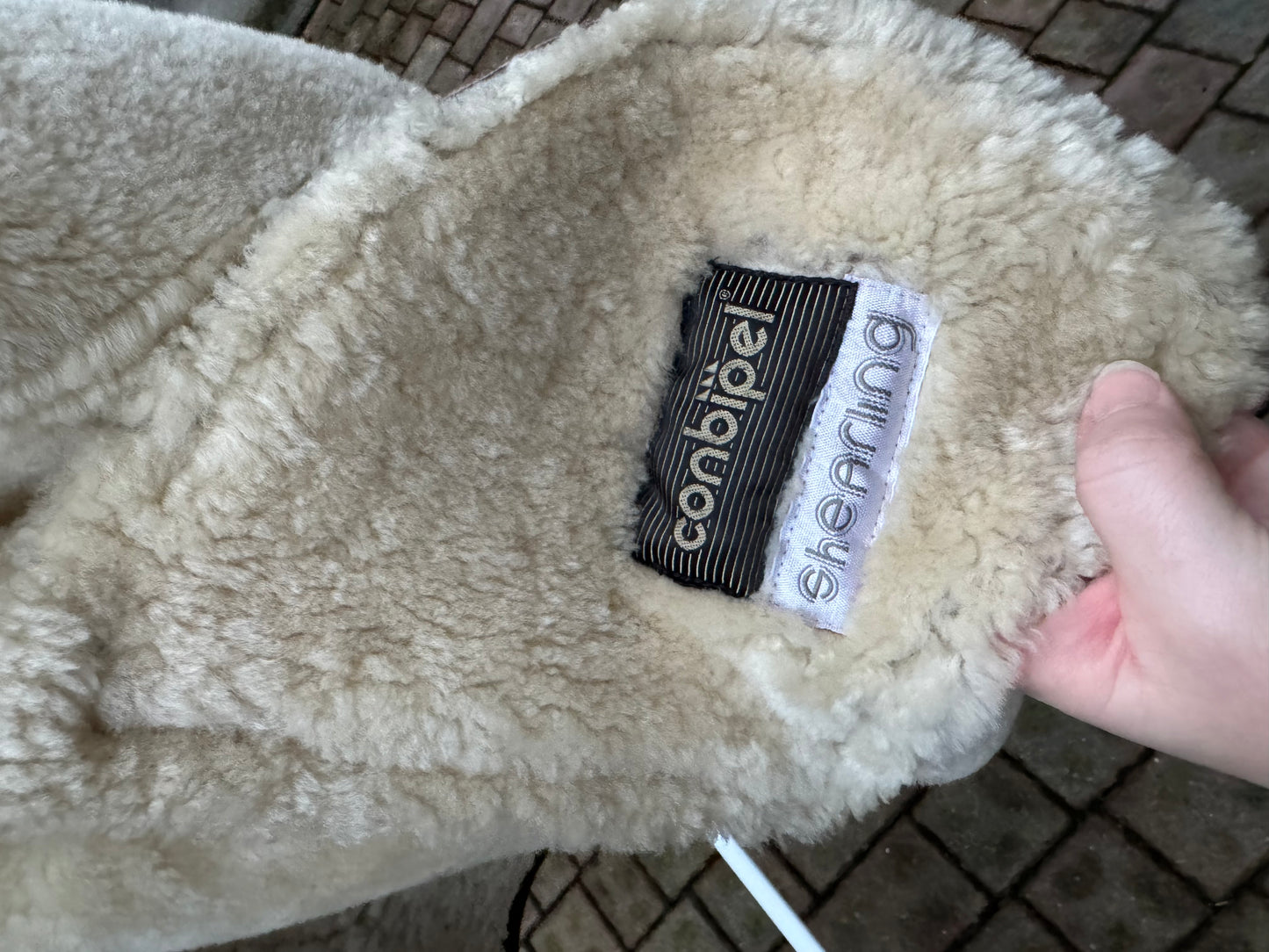 Bomber aviator Shearling marrone, taglia 48it uomo (S/M)