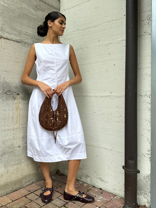 Abito midi 100% cotone, taglia S