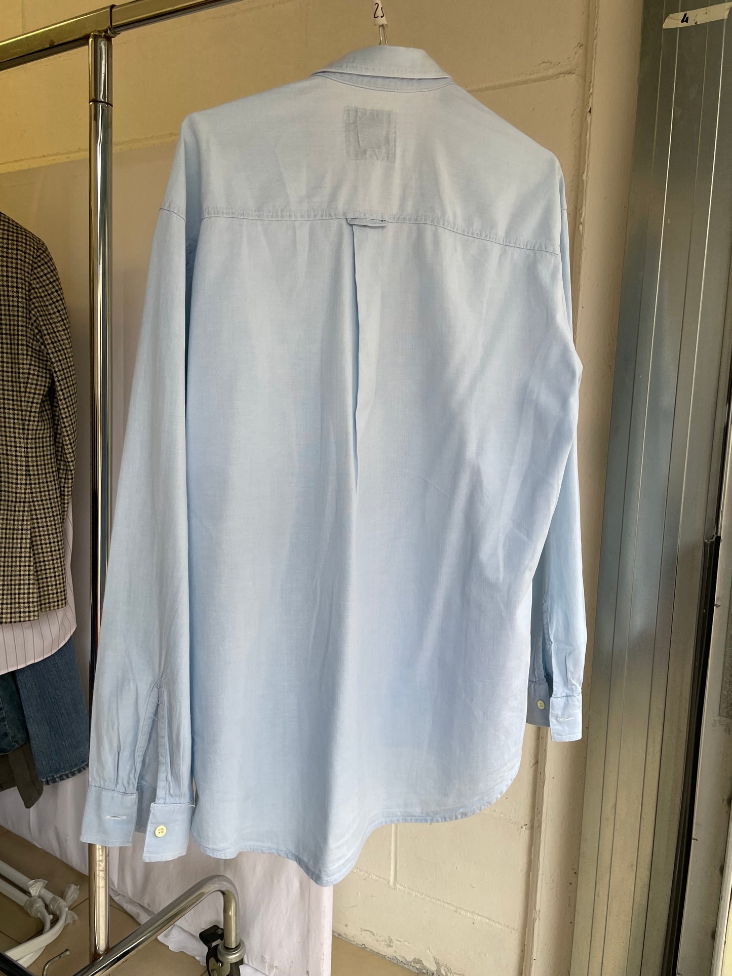 Camicia Carrera denim lavaggio chiaro 100% cotone - taglia M uomo