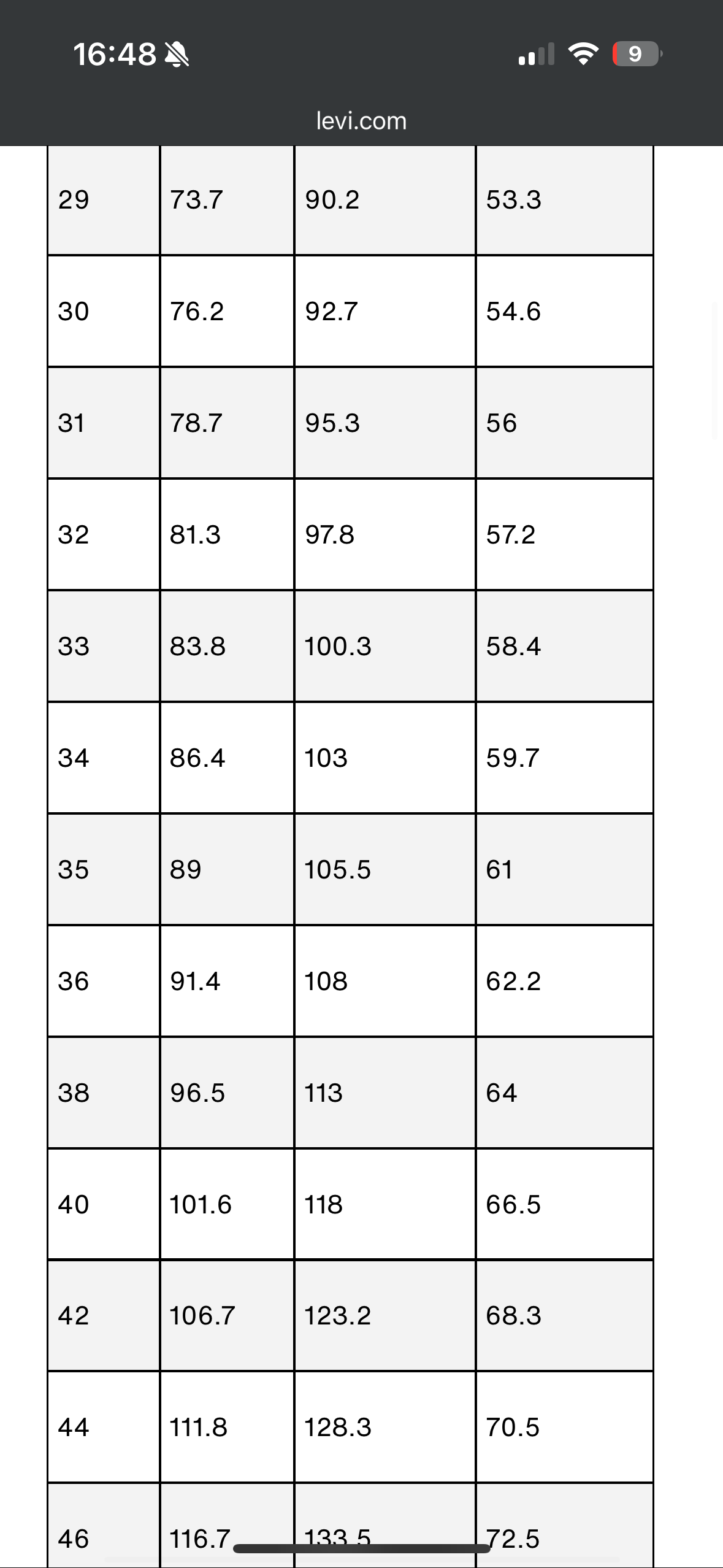 Levi’s cargo loose straight W30 L32