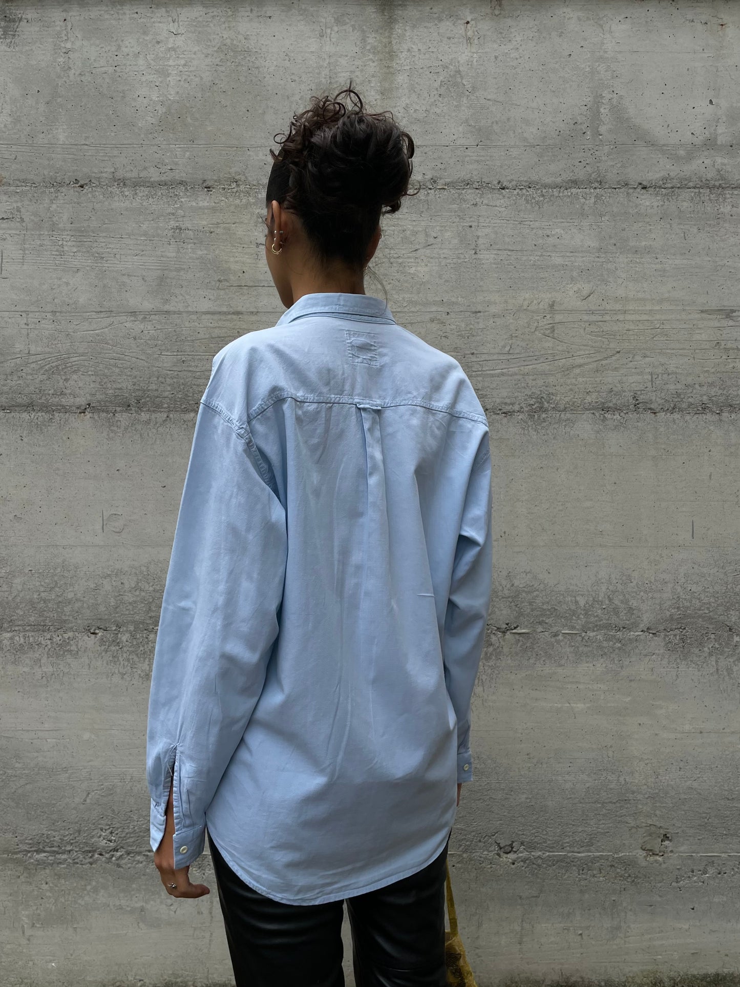 Camicia Carrera denim lavaggio chiaro 100% cotone - taglia M uomo