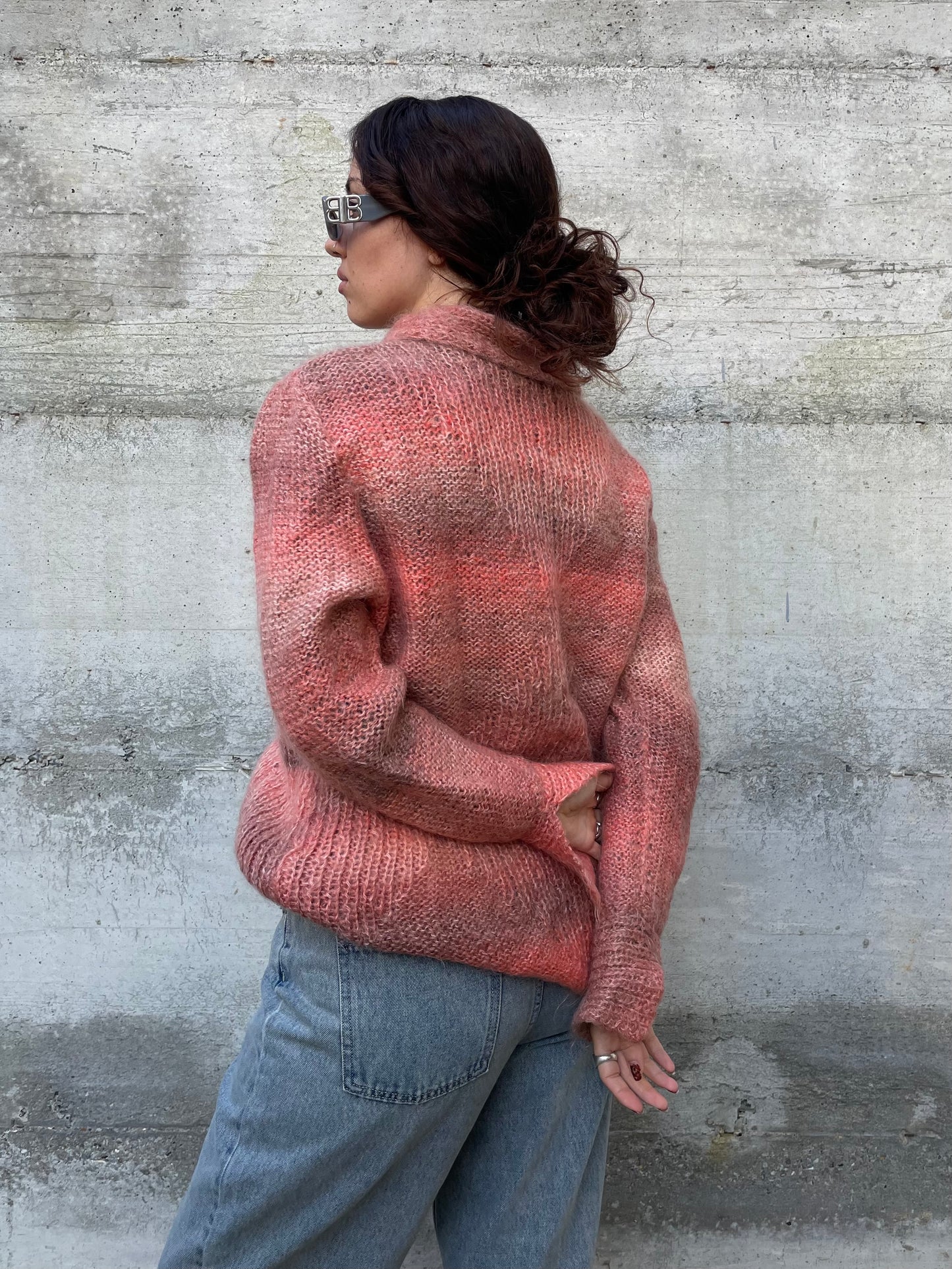 Maglione crochet handmade in lana