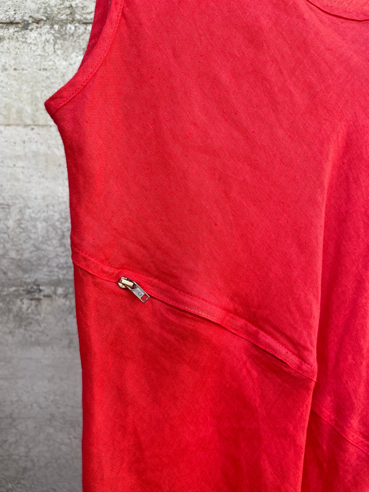 Abitino vintage svasato 100% lino - taglia S/M