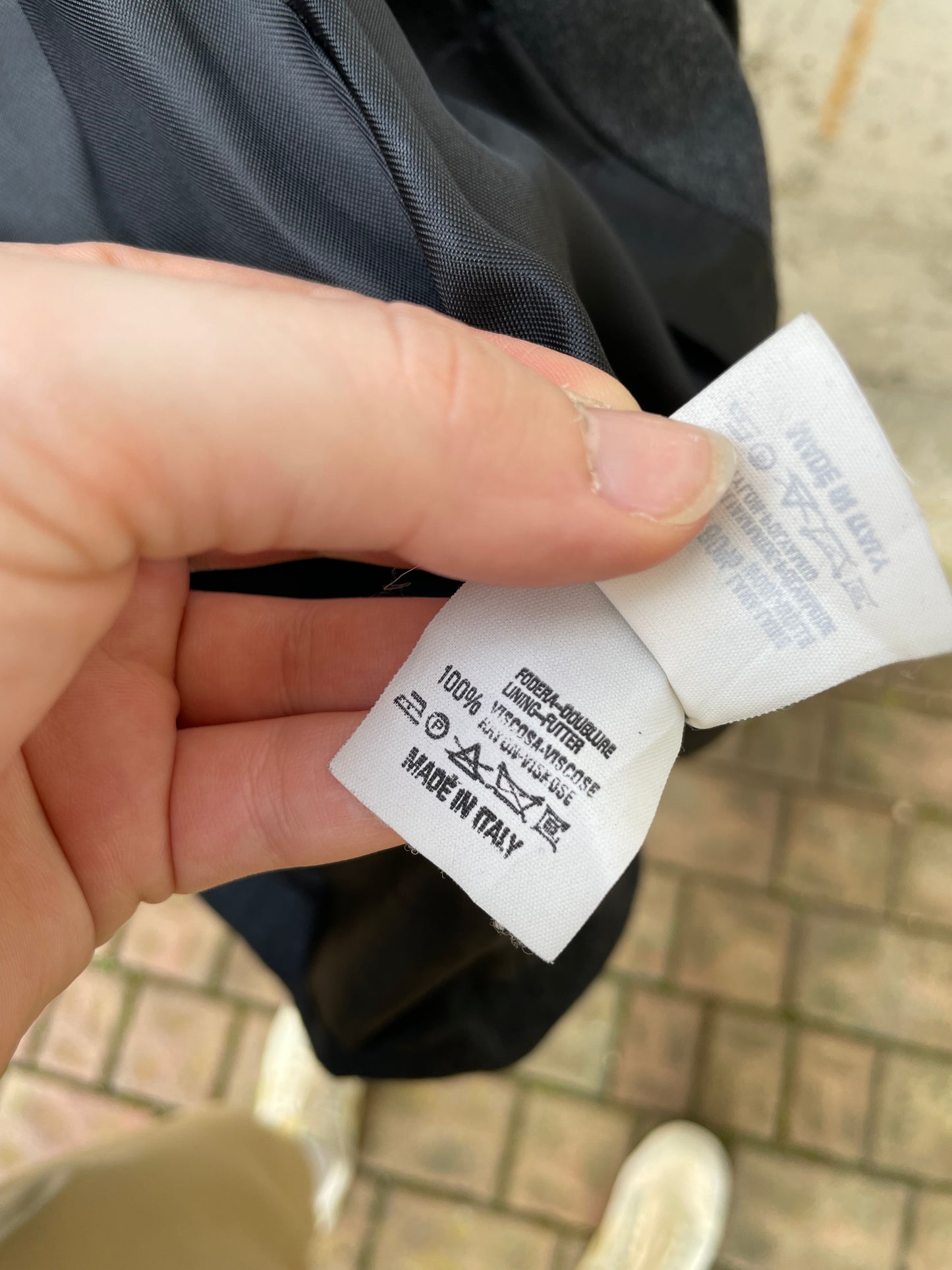 Blazer monopetto lana grigio scuro - 44it donna