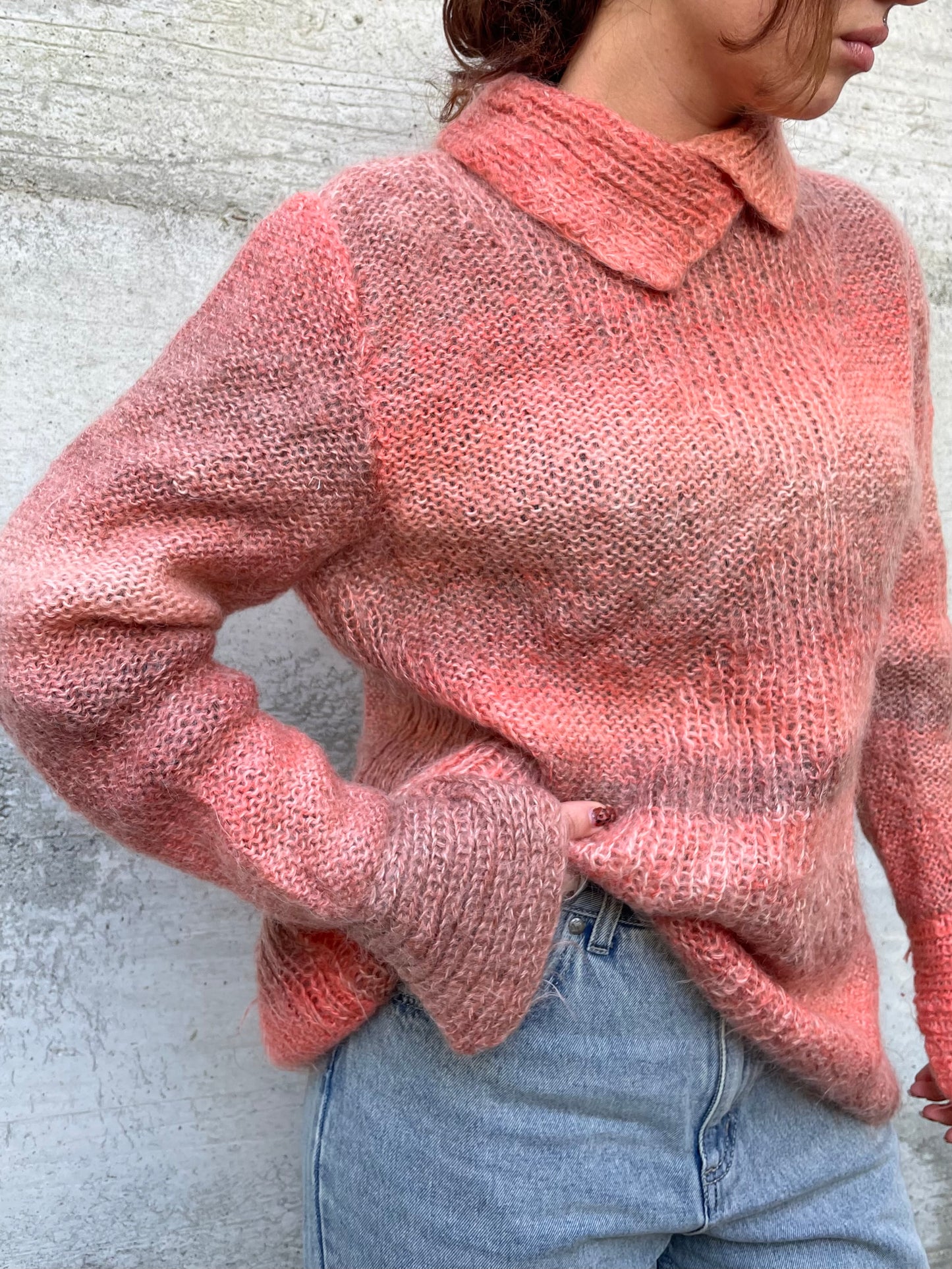 Maglione crochet handmade in lana