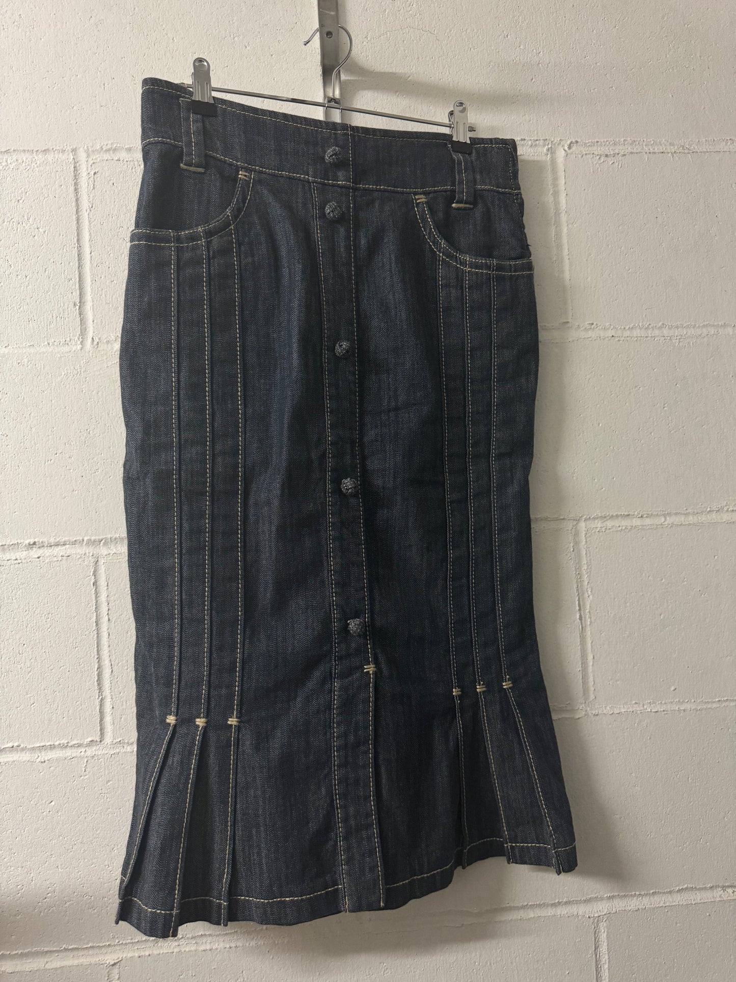 Gonna midi a sirena Stefanel Y2K