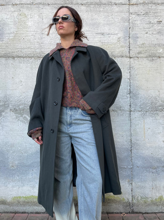 Cappotto sartoriale Corneliani misto lana vergine e cashmere - taglia 50it uomo