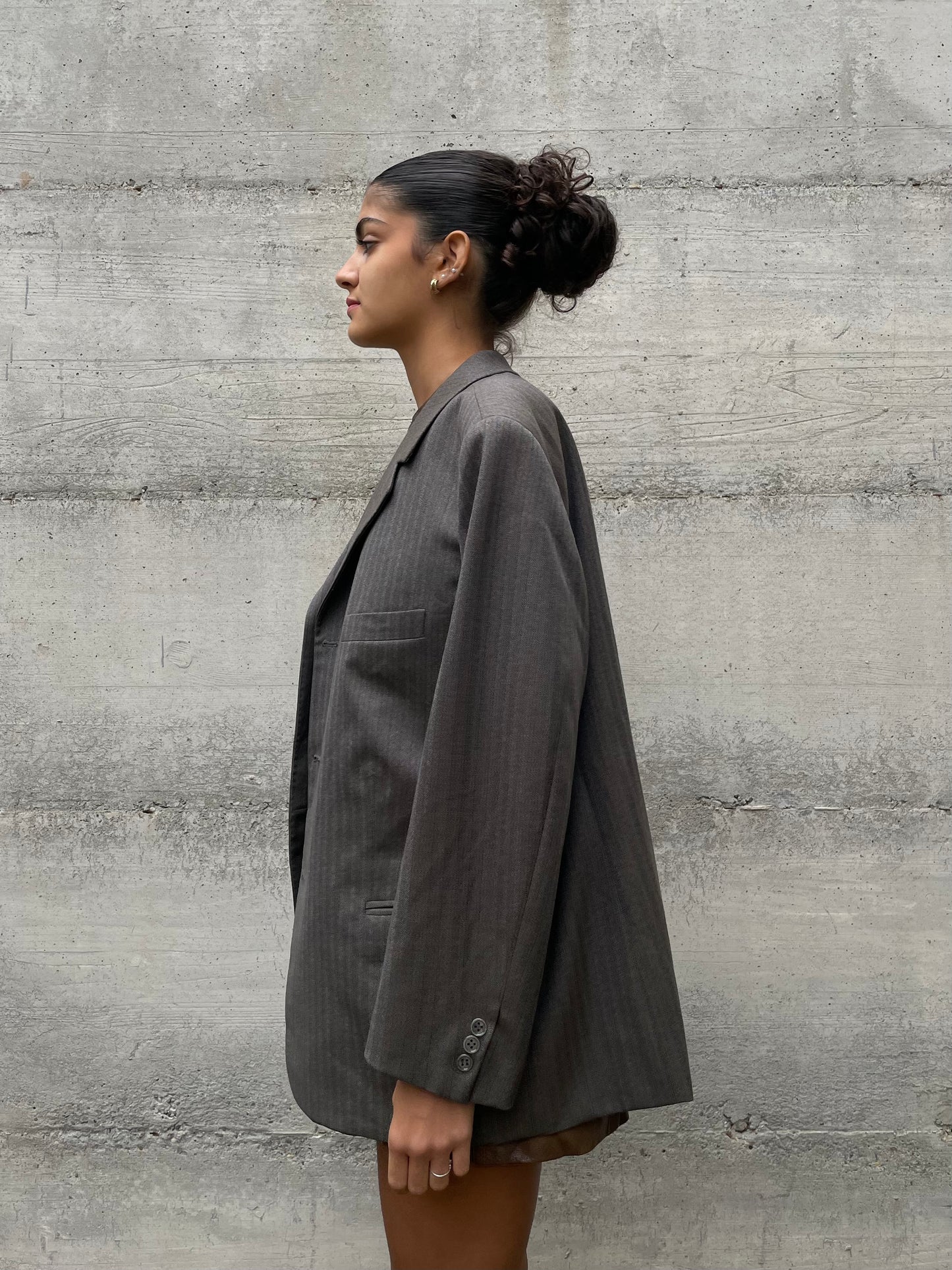 Blazer sartoriale monopetto pura lana vergine - taglia 48it uomo