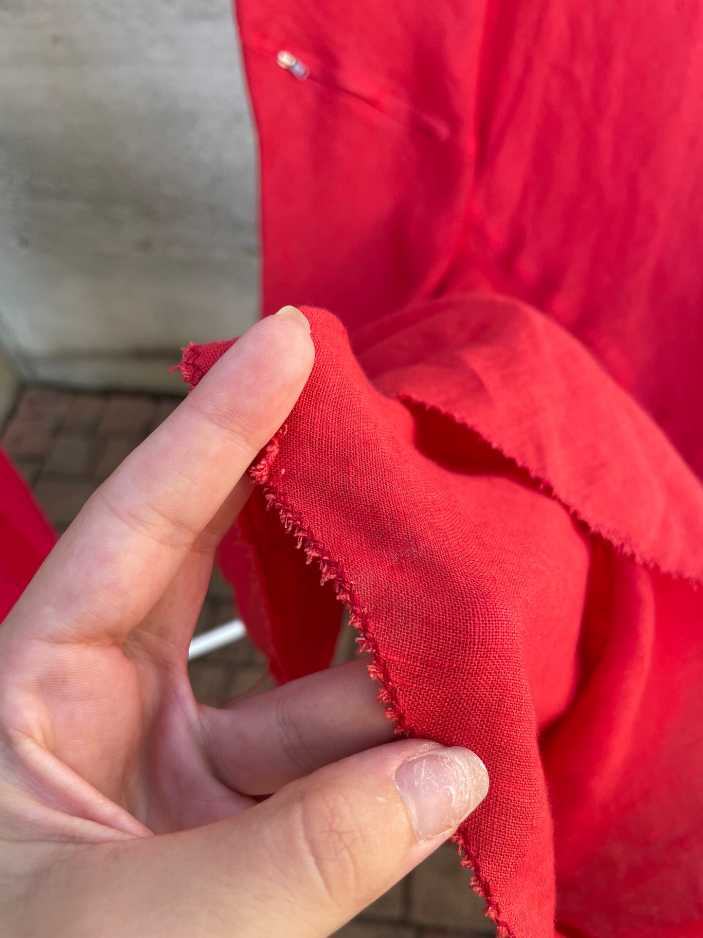 Abitino vintage svasato 100% lino - taglia S/M