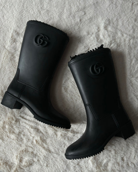 Stivale da pioggia Gucci GG - EU39