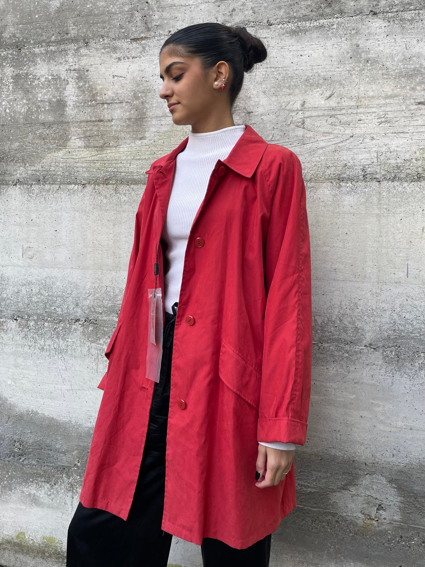 Spolverino corallo deadstock (nuovo con cartellino)