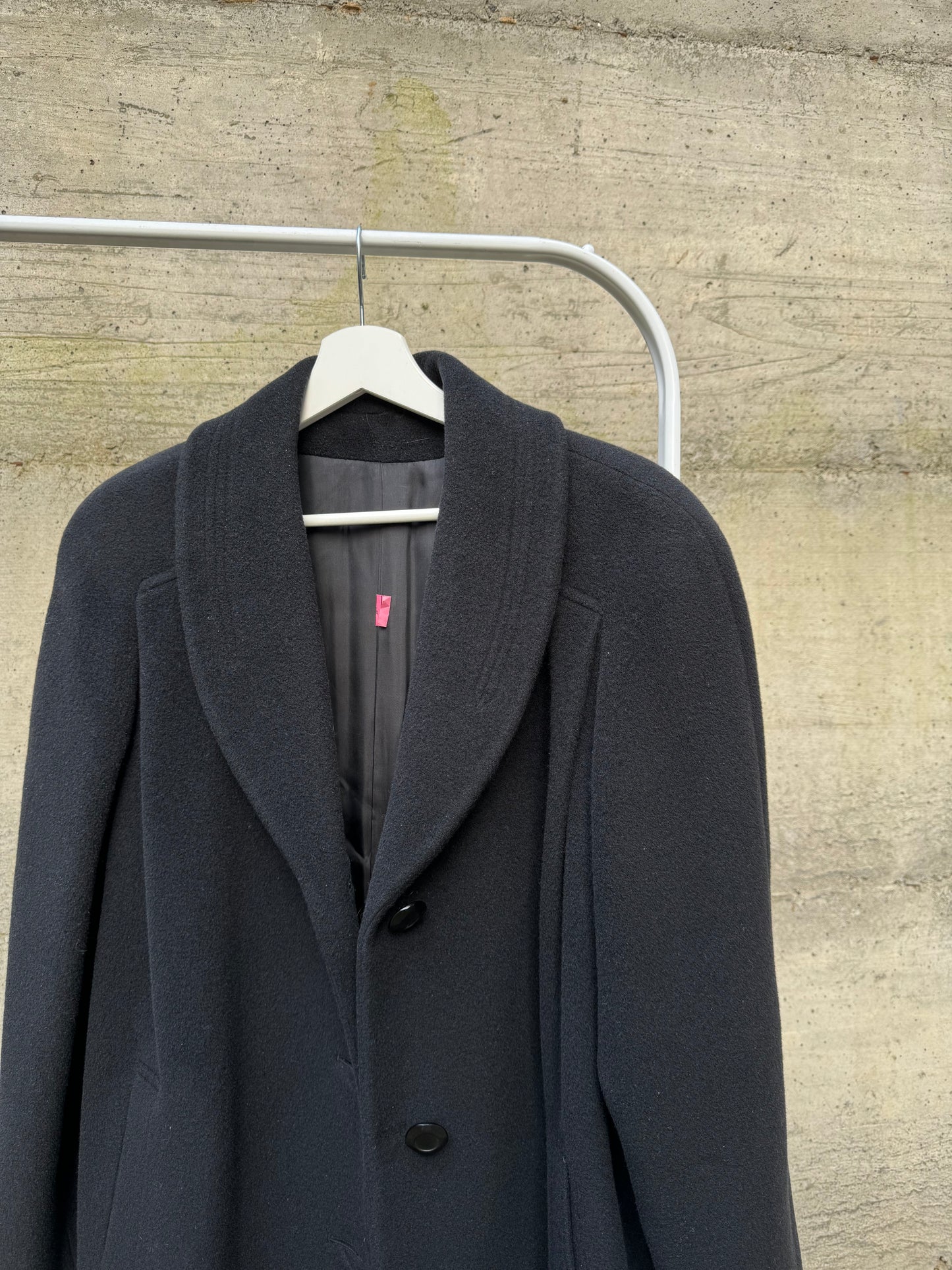 Cappotto donna sartoriale 100% lana vergine merino Marzotto e fodera in cupro Bemberg. Taglia 42it