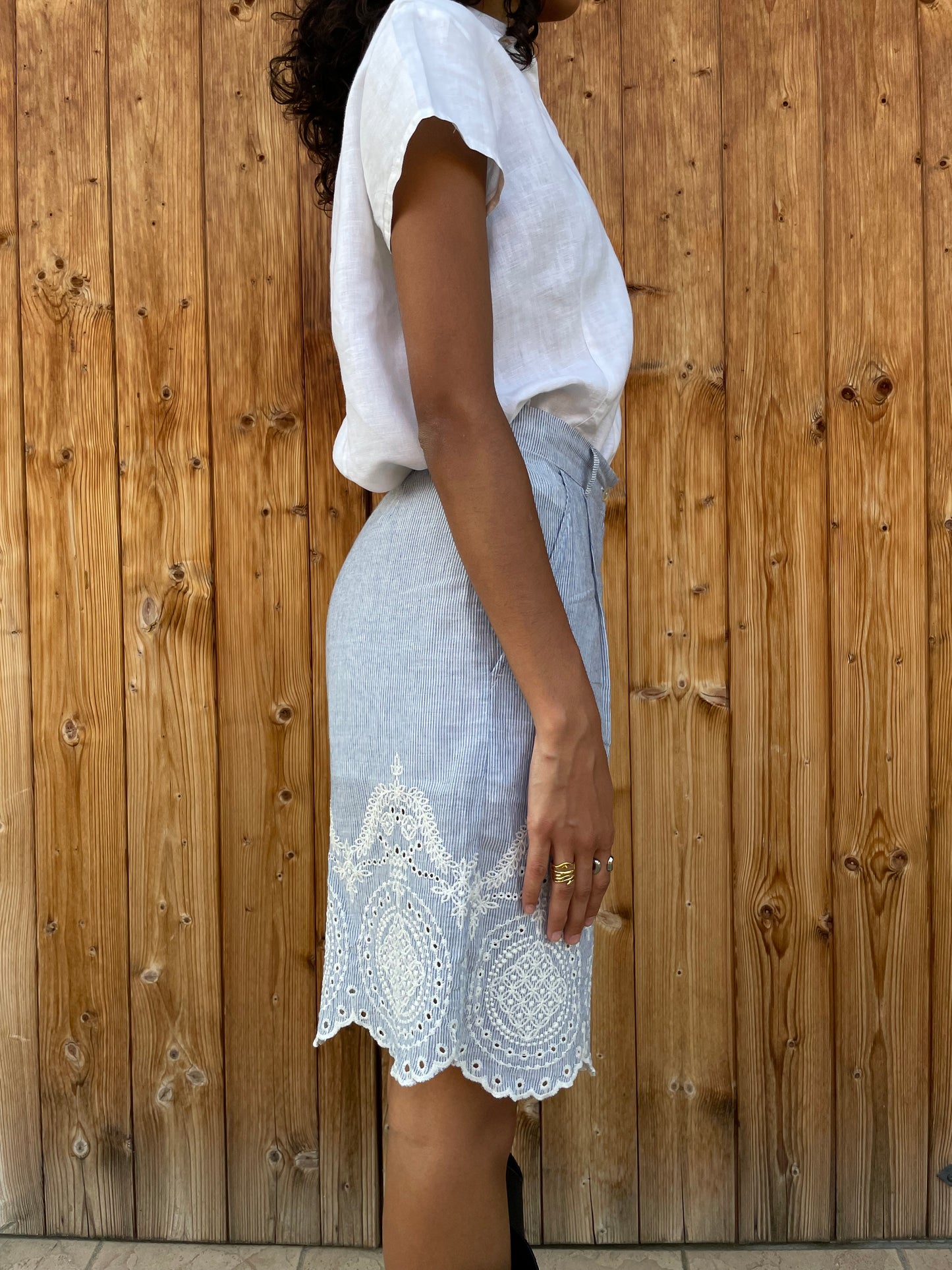 Bermuda vichy 100% cotone Made in Italy - taglia 42it