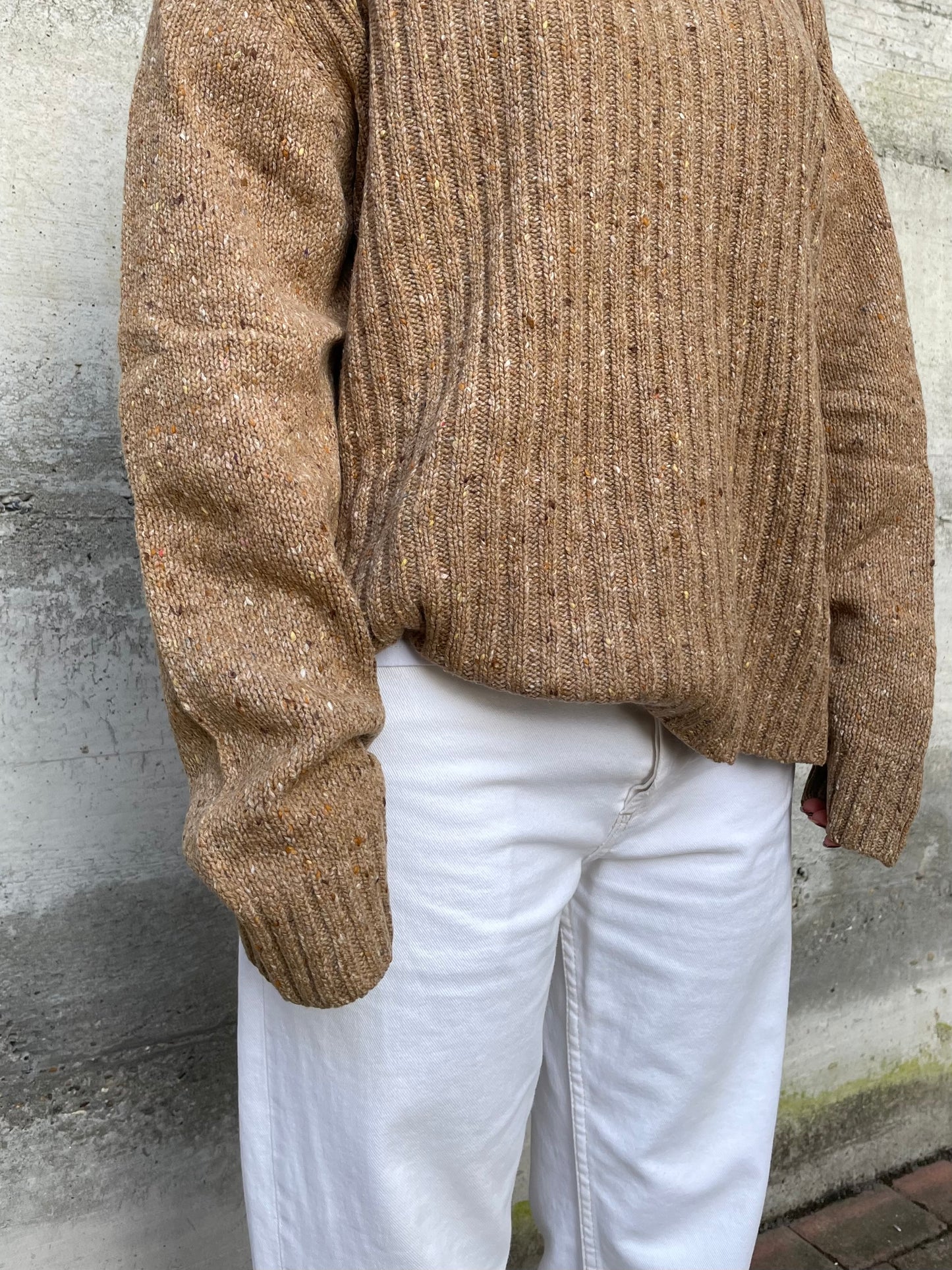 Dolcevita con toppe D'Aniello Boutique 70% lana merinos 30% cashmere