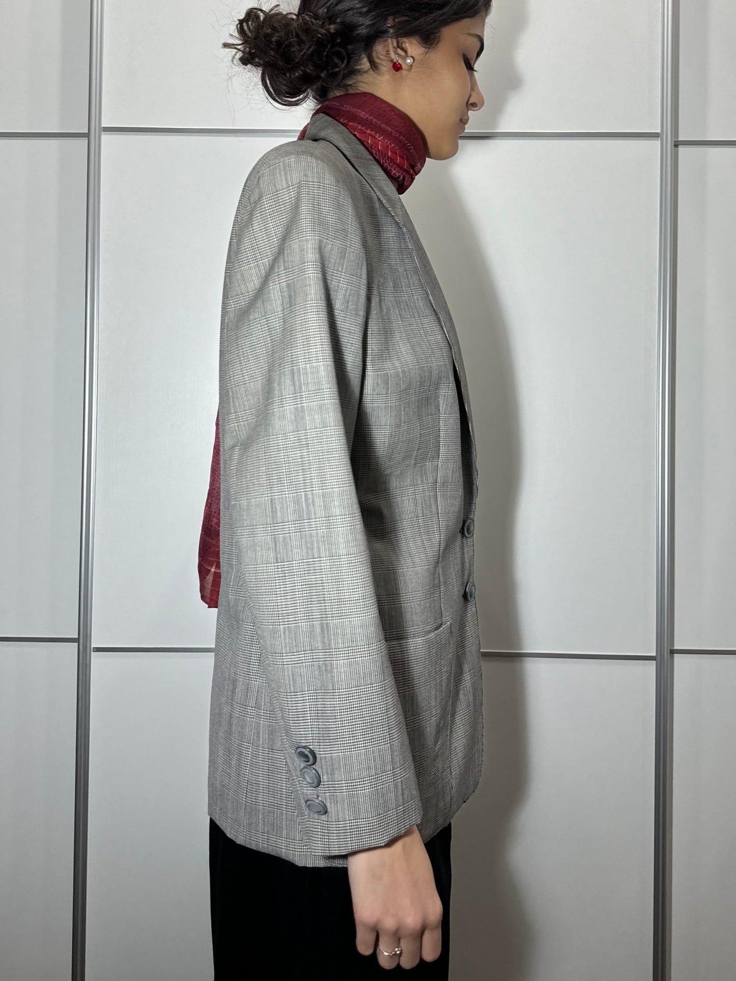 Blazer donna sartoriale in pura lana vergine