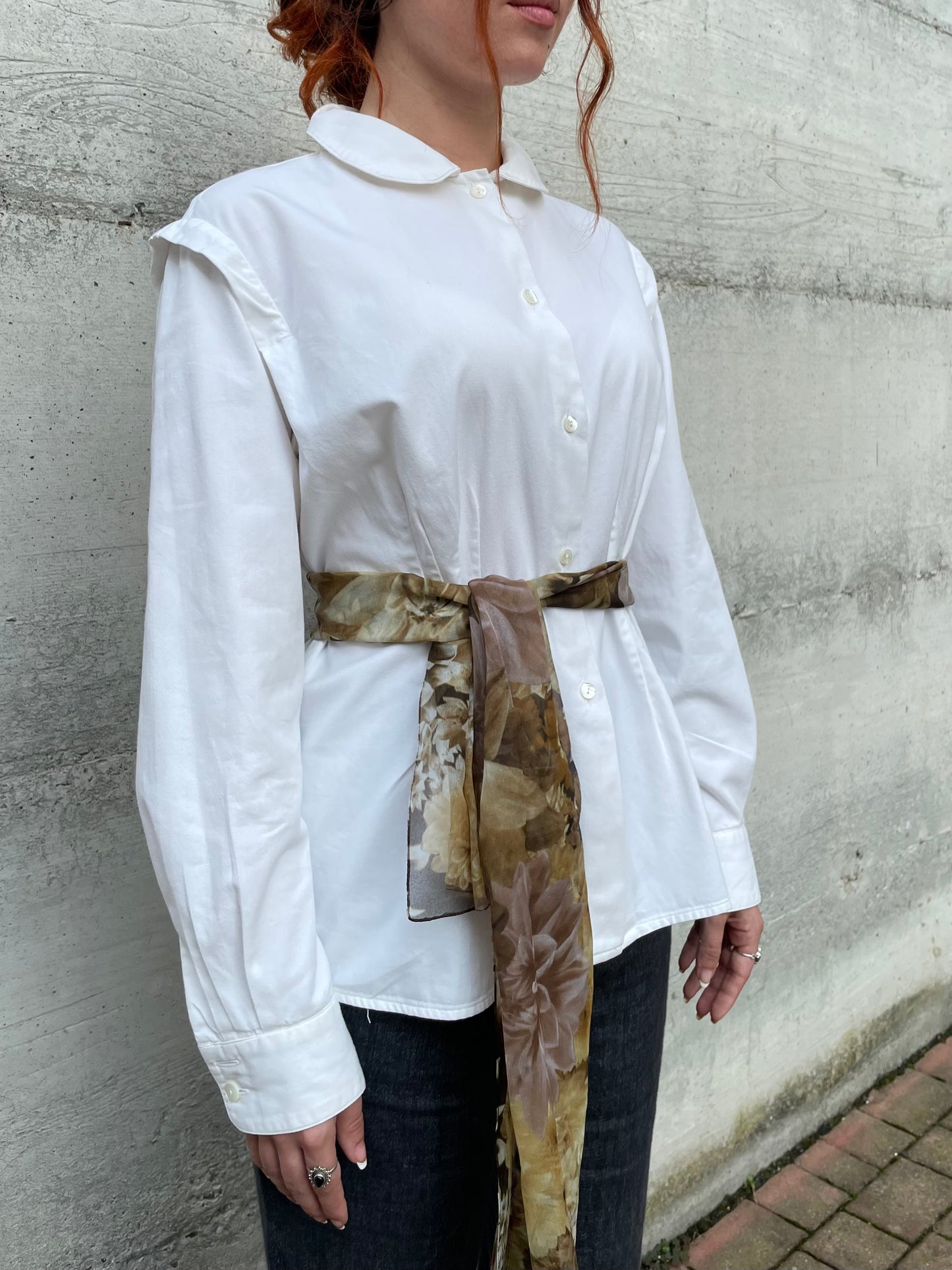 Camicia Trussardi bianca 100% cotone