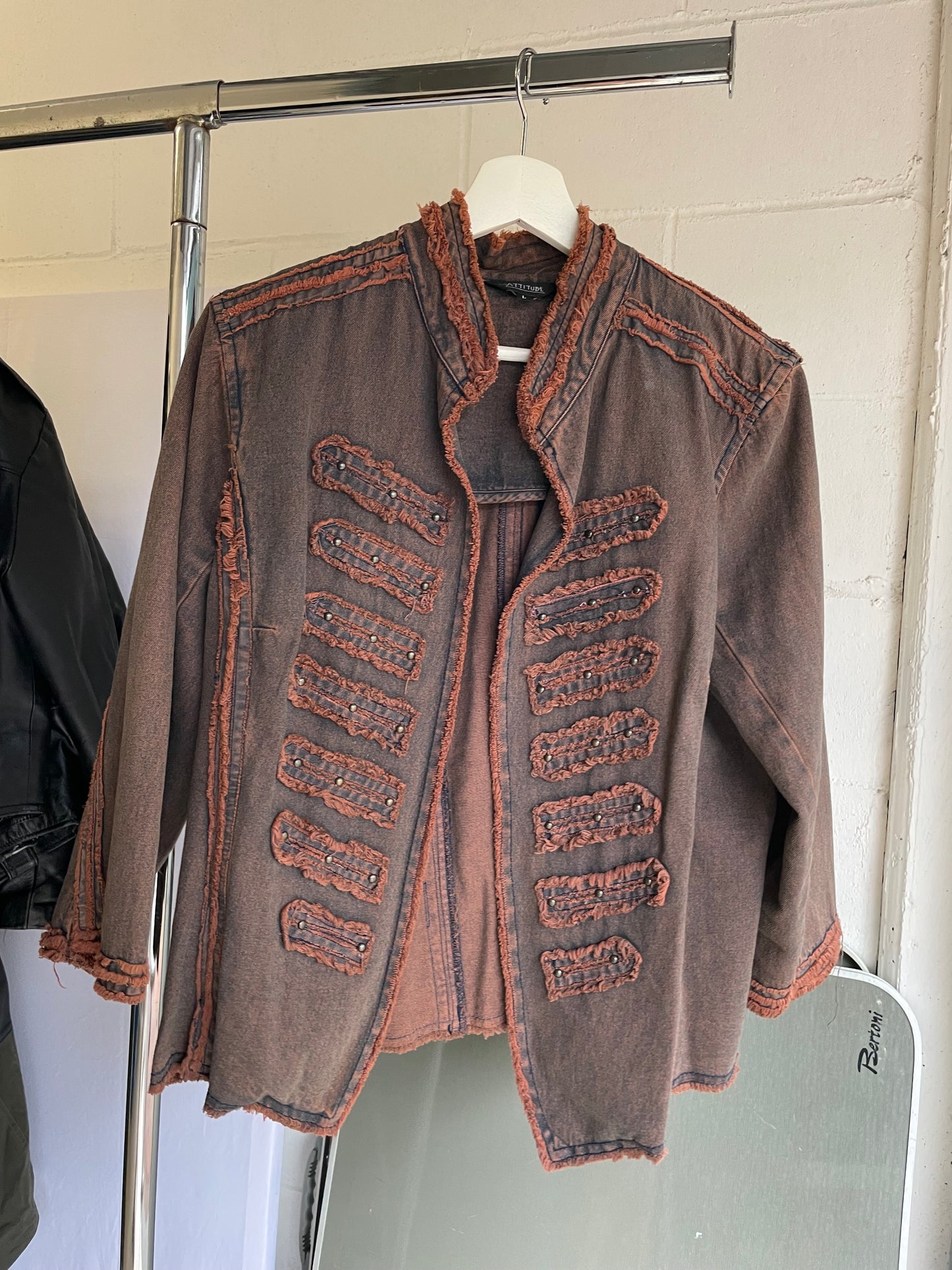 Giacchino vintage denim sfumato - taglia M