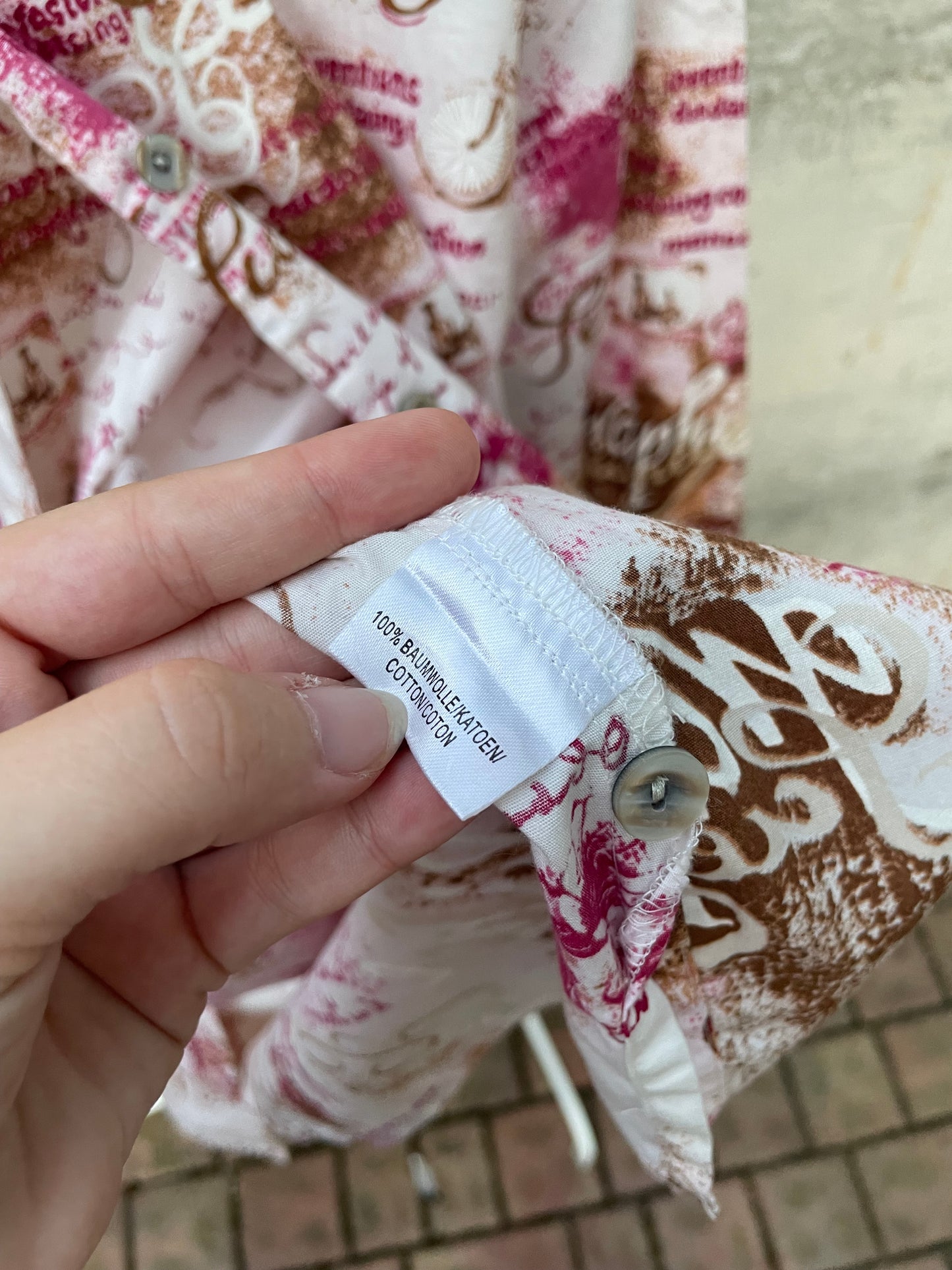 Maxi camicia kimono fantasia 100% cotone, taglia unica