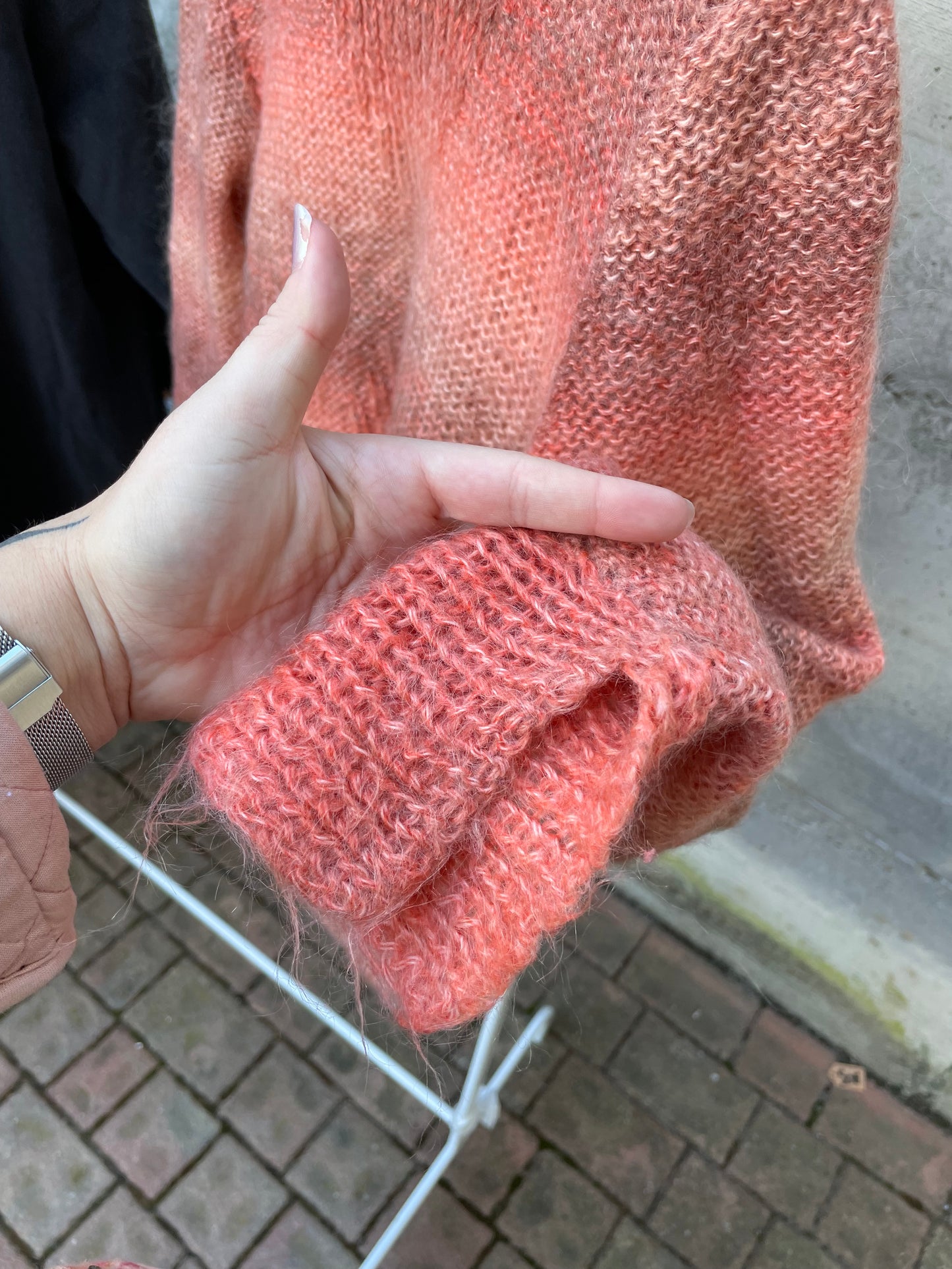 Maglione crochet handmade in lana