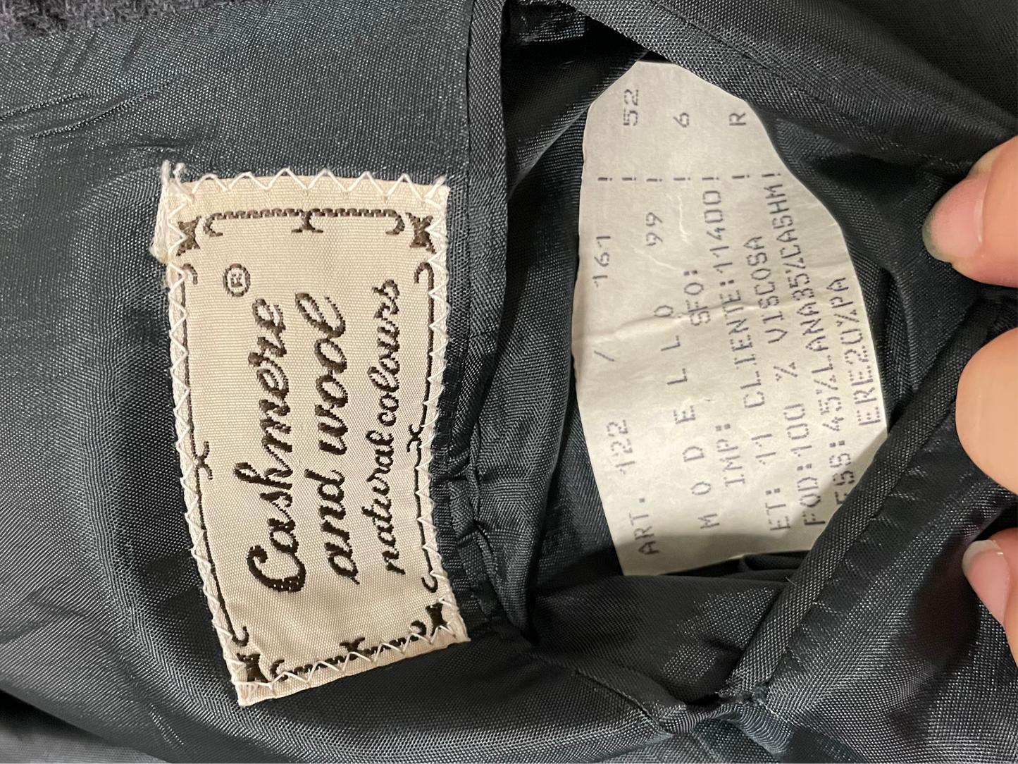 Blazer maschile tartan in misto lana e cashmere