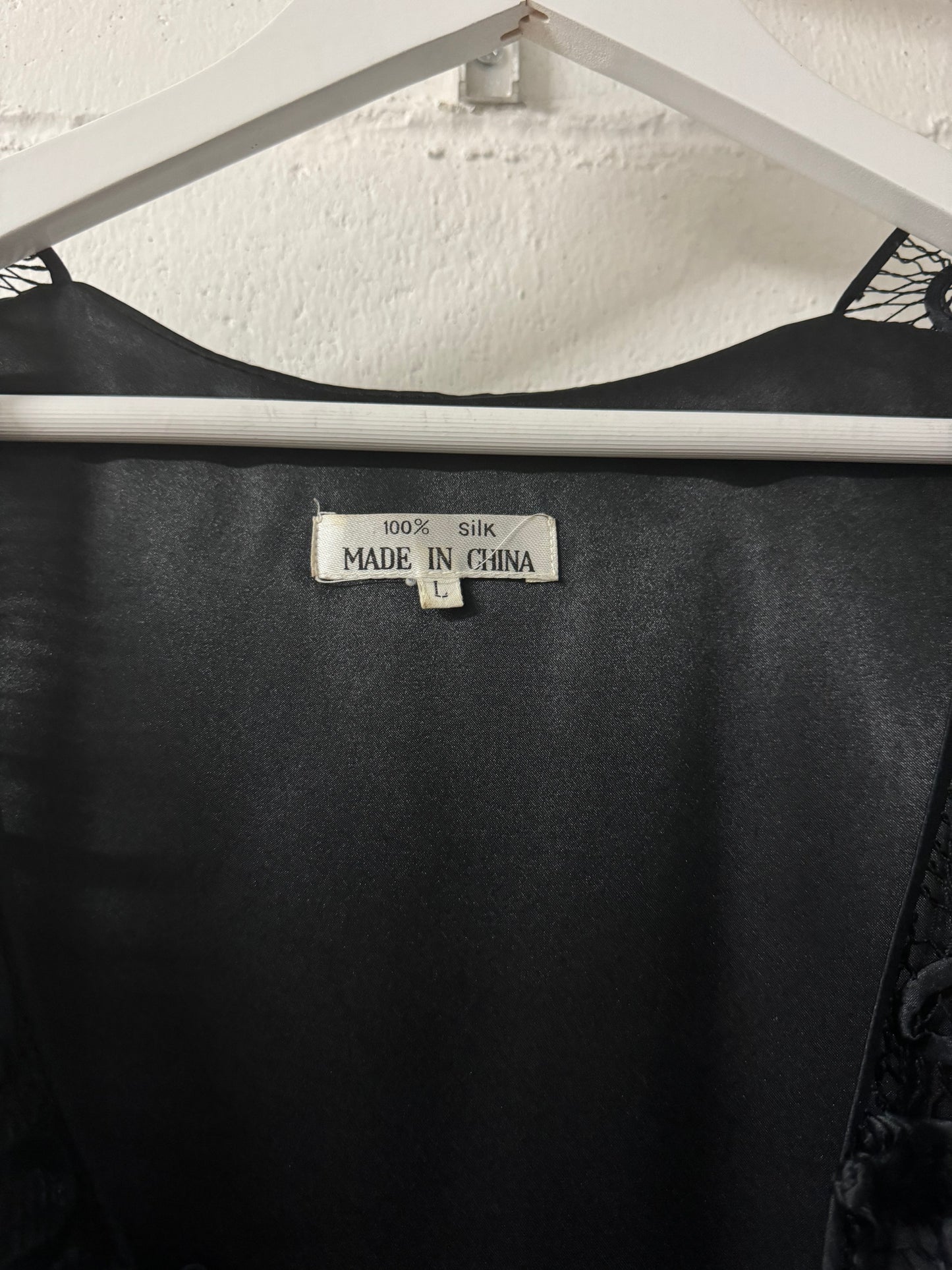 Gilet lavorato in autentica seta cinese