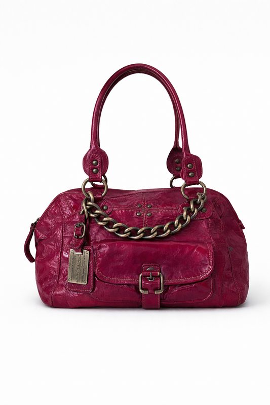 Borsa vintage Y2K Janet&Janet vera pelle